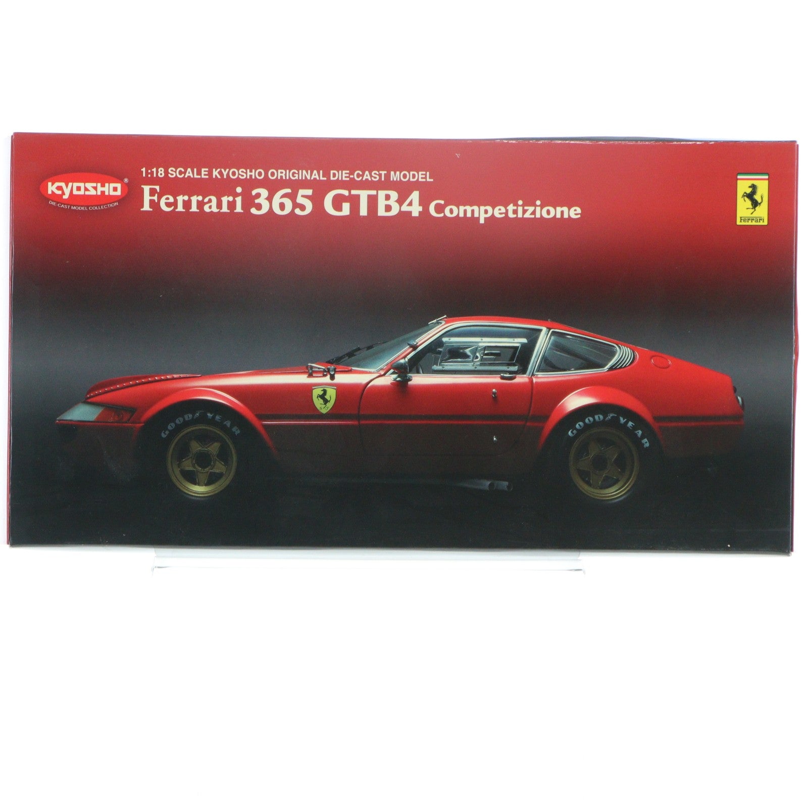 【中古即納】[MDL] 1/18 Ferrari(フェラーリ) 365 GTB4 Competizione レッド 完成品 ミニカー(08163R) 京商(20071231)