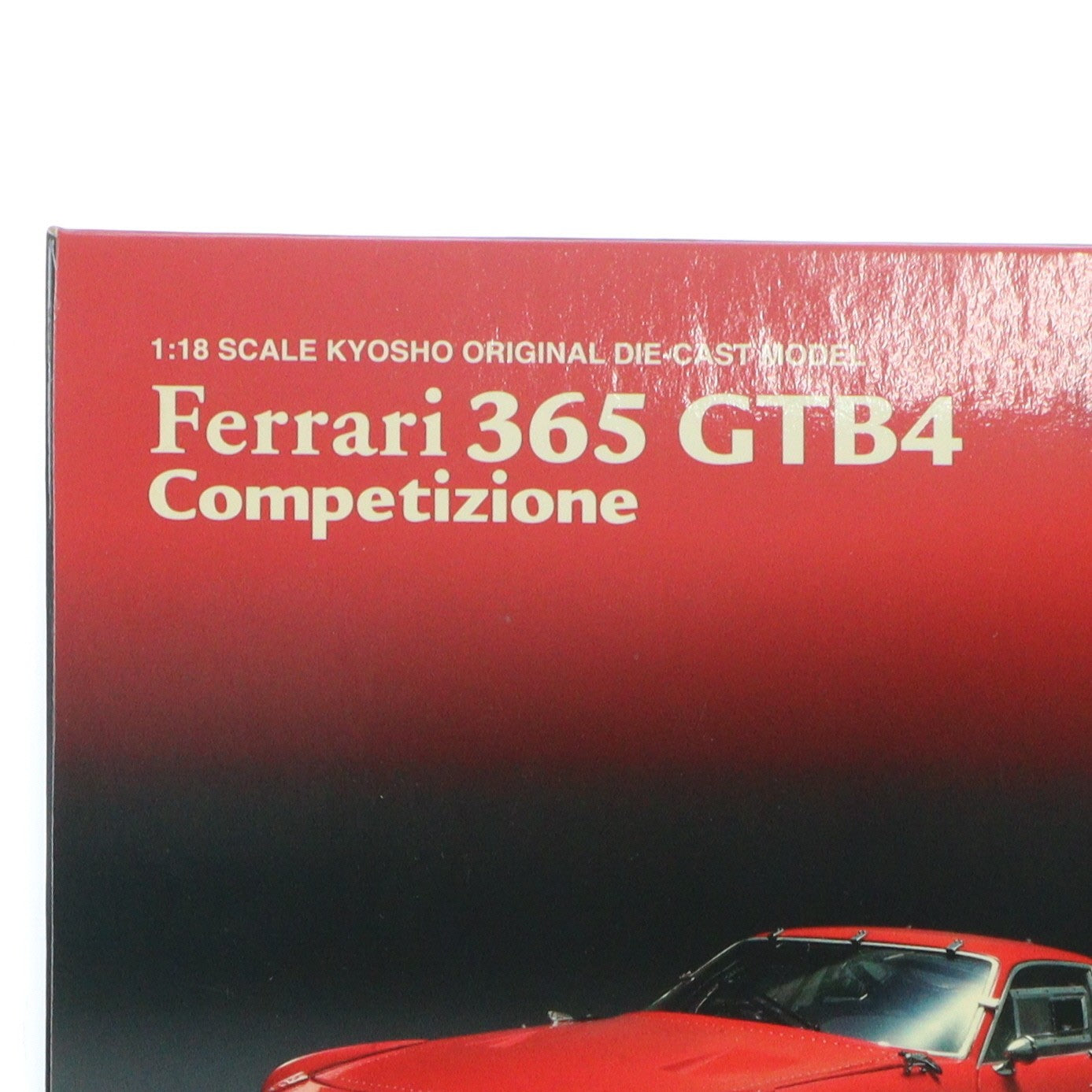 【中古即納】[MDL] 1/18 Ferrari(フェラーリ) 365 GTB4 Competizione レッド 完成品 ミニカー(08163R) 京商(20071231)