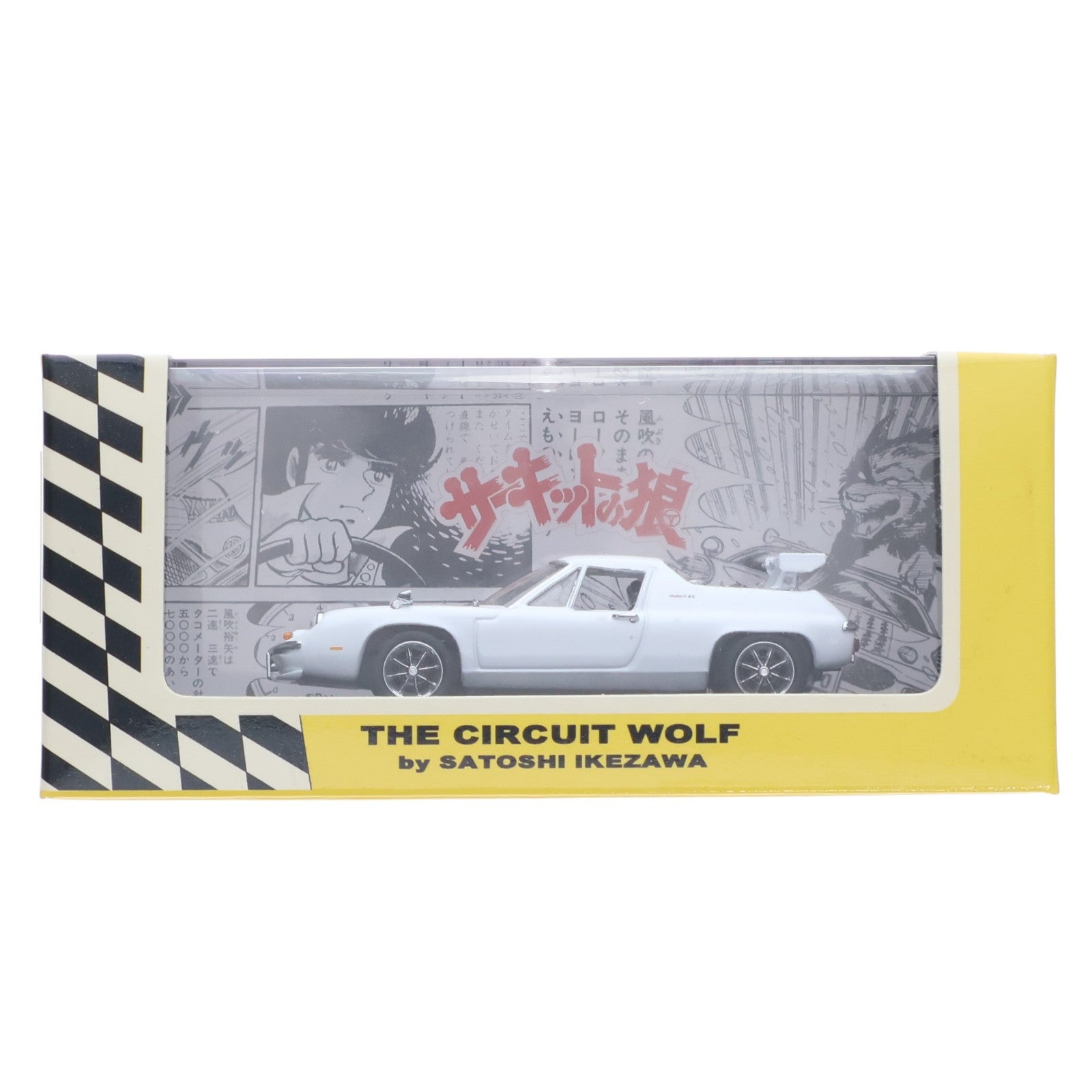 【中古即納】[MDL] 1/43 LOTUS EUROPA(ロータス ヨーロッパ) SPECIAL(ホワイト×レッド) サーキットの狼 完成品 ミニカー(03074W) 京商(20041231)