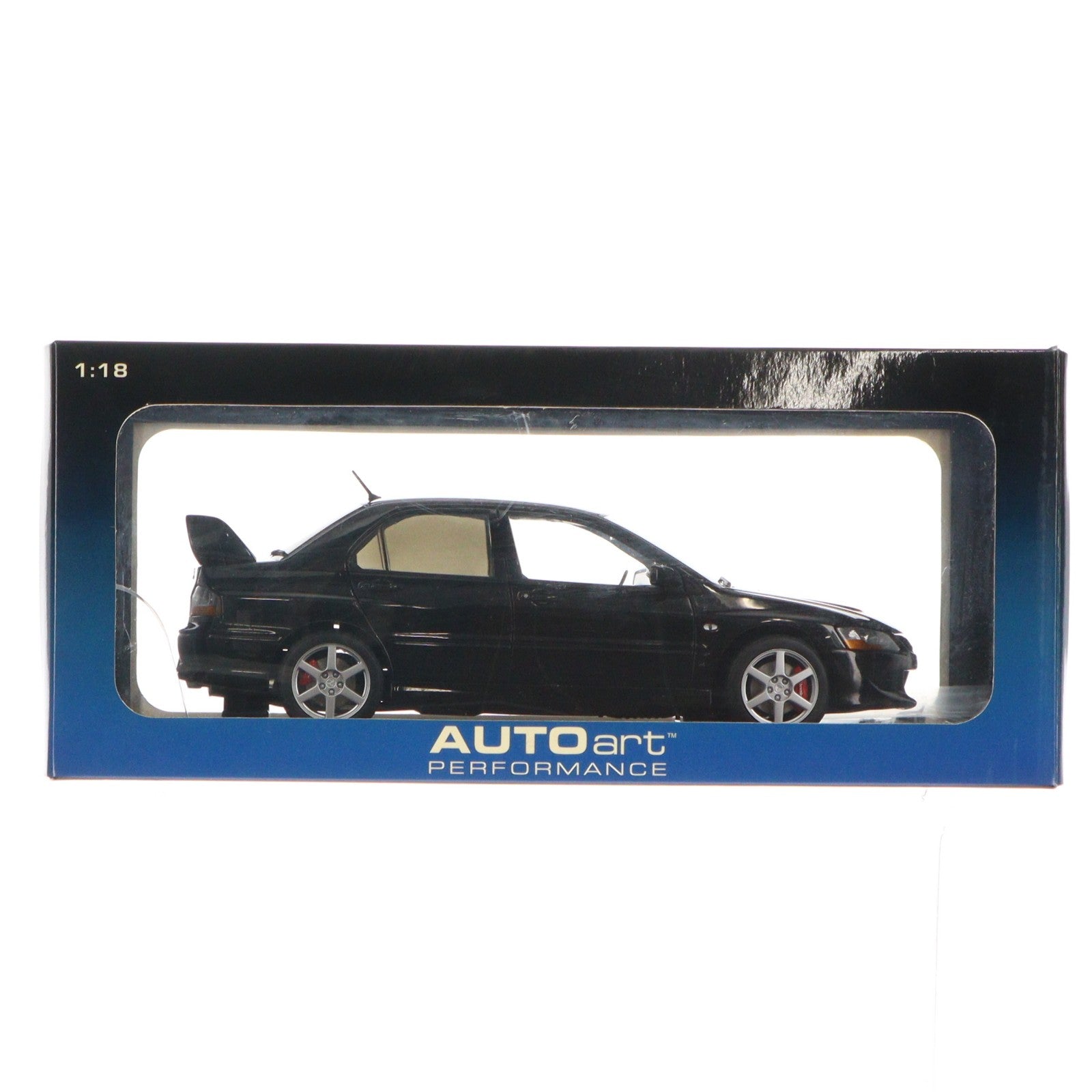 【中古即納】[MDL] 1/18 三菱 ランサーエボリューションVIII(ブラック) 完成品 ミニカー AUTOart(オートアート)(19991231)