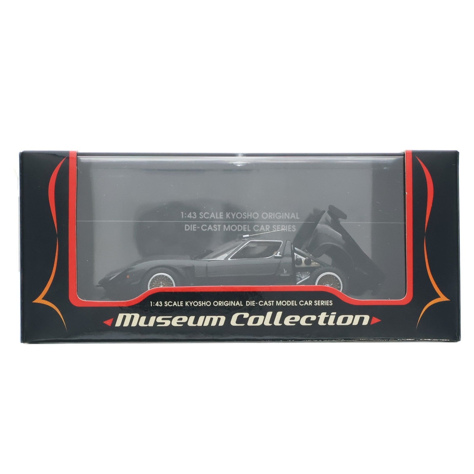 【中古即納】[MDL] Museum Collection 1/43 Lamborghini JOTA(ランボルギーニ イオタ) SVR(ブラック) 完成品 ミニカー(03201B) 京商(20030531)