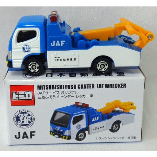 【中古即納】[MDL] トミカ JAFサービスオリジナル 三菱ふそう キャンター レッカー車(ブルー×ホワイト×イエロー) JAF特注 完成品 ミニカー タカラトミー(20151231)