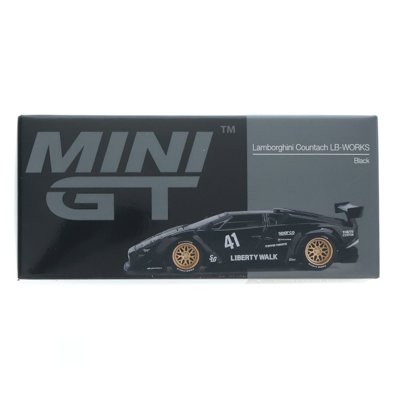【中古即納】[MDL] ミニGTシリーズ 1/64 ランボルギーニ カウンタック LB-WORKS 左ハンドル(ブラック) 完成品 ミニカー(MGT01081-L) TSM(トゥルースケールミニチュアズ)(20251213)