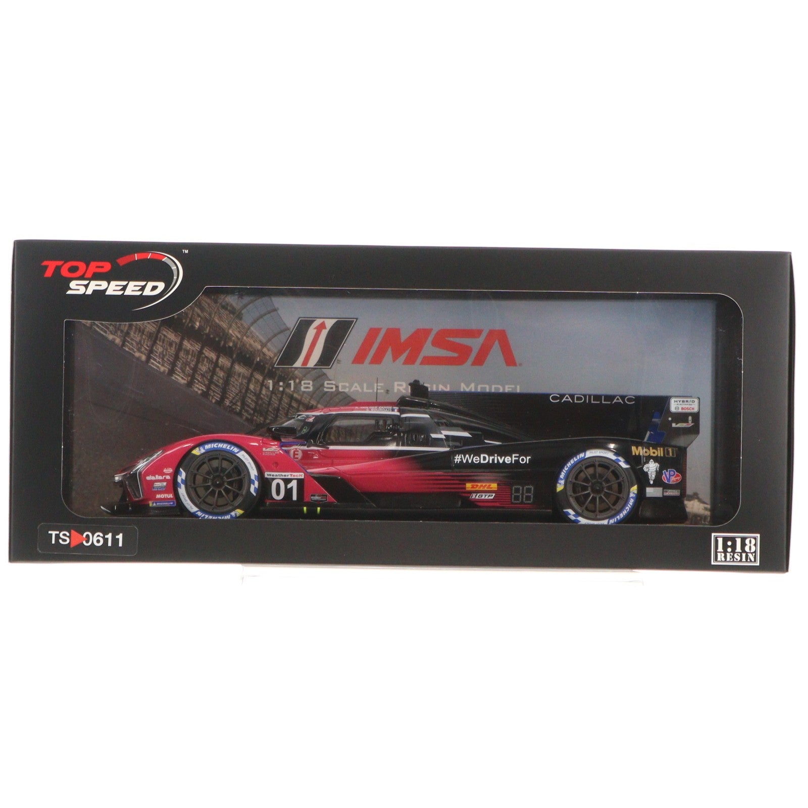 【中古即納】[MDL] Top Speedシリーズ 1/18 キャデラック Vシリーズ. R IMSA プチ・ル・マン 2024 優勝車 #01 キャデラック・レーシング 完成品 ミニカー(TS0611) TSM(トゥルースケールミニチュアズ)(20250531)