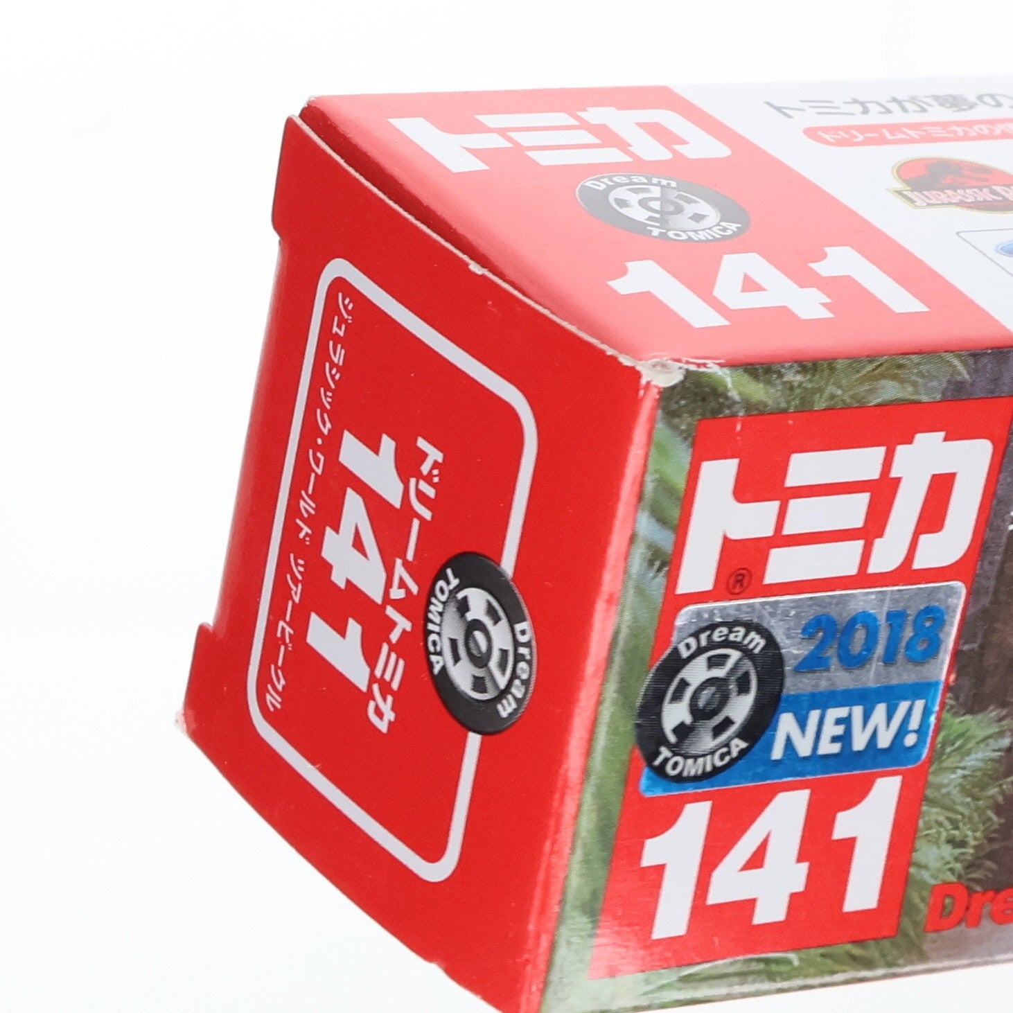 【中古即納】[MDL] ドリームトミカ No.141 ジュラシック・ワールド ツアービークル(レッド×グリーン) 完成品 ミニカー タカラトミー(20180721)