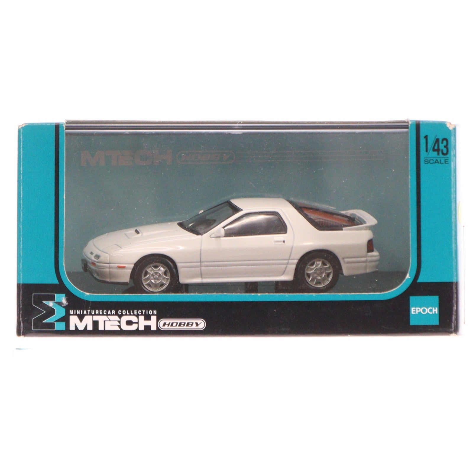 【中古即納】[MDL] 1/43 マツダ サバンナ RX-7 FC3S(ホワイト) MTECH -エムテック- H-05-A 完成品 ミニカー(48710) エポック社(20101231)