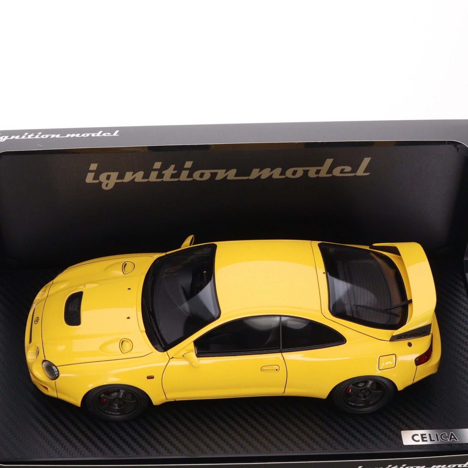 【中古即納】[MDL] 1/18 Toyota Celica GT-FOUR(ST205) Yellow 完成品 ミニカー(IG3680) ignition model(イグニッションモデル)(20250719)