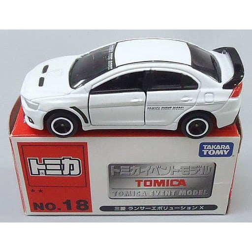 【中古即納】[MDL] トミカ イベントモデル No.18 1/60 三菱 ランサー エボリューション X(ホワイト) 完成品 ミニカー タカラトミー(19991231)
