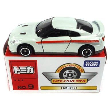 【中古即納】[MDL] トミカイベントモデル No.9 1/61 日産 GT-R(ホワイト×レッド) 完成品 ミニカー タカラトミー(19991231)