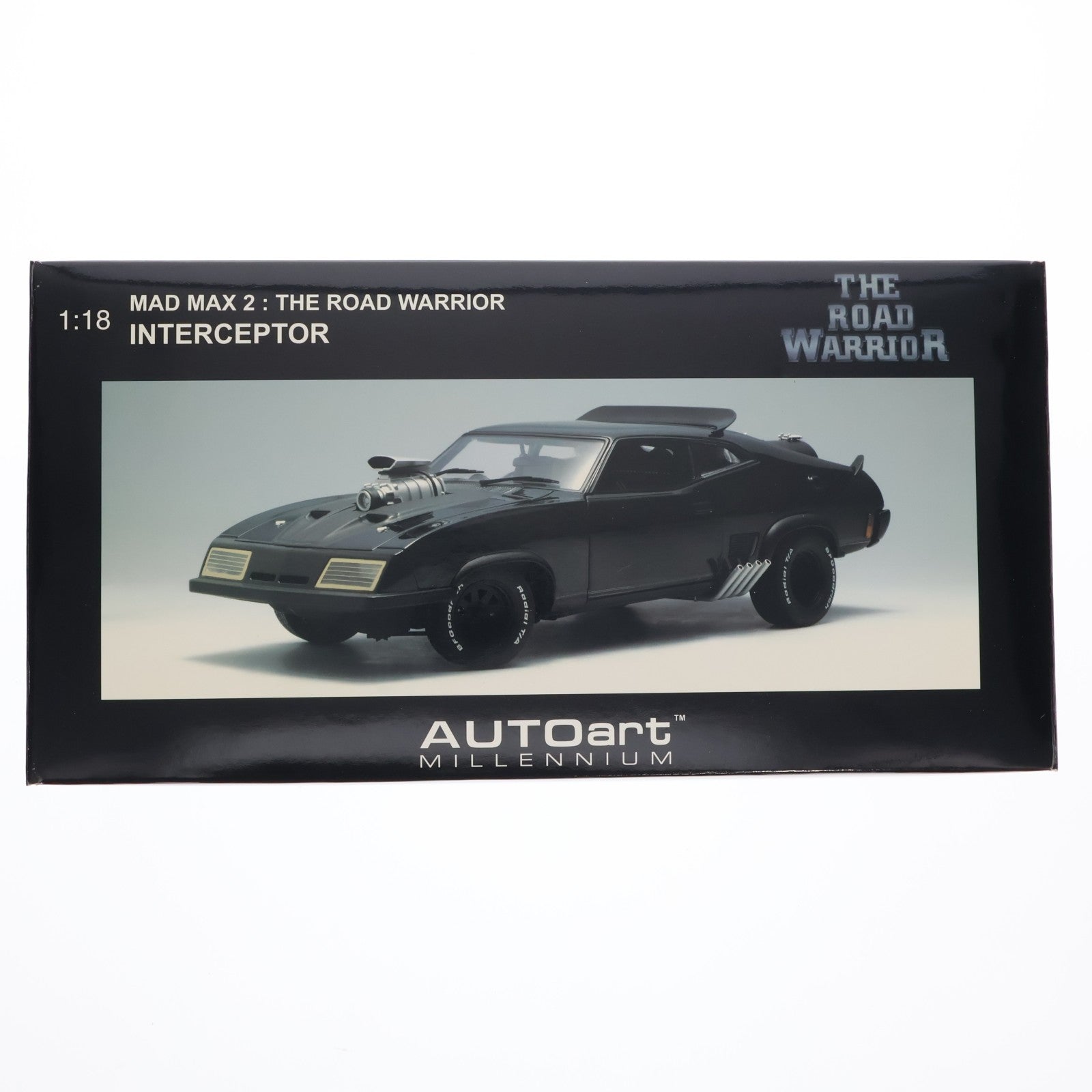 【中古即納】[MDL] MILLENNIUM 1/18 INTERCEPTOR(インターセプター) Mad Max2 THE ROAD WARRIOR(マッドマックス2 ザ・ロードウォリアー)完成品 ミニカー(72745) AUTOart(オートアート)(20080131)