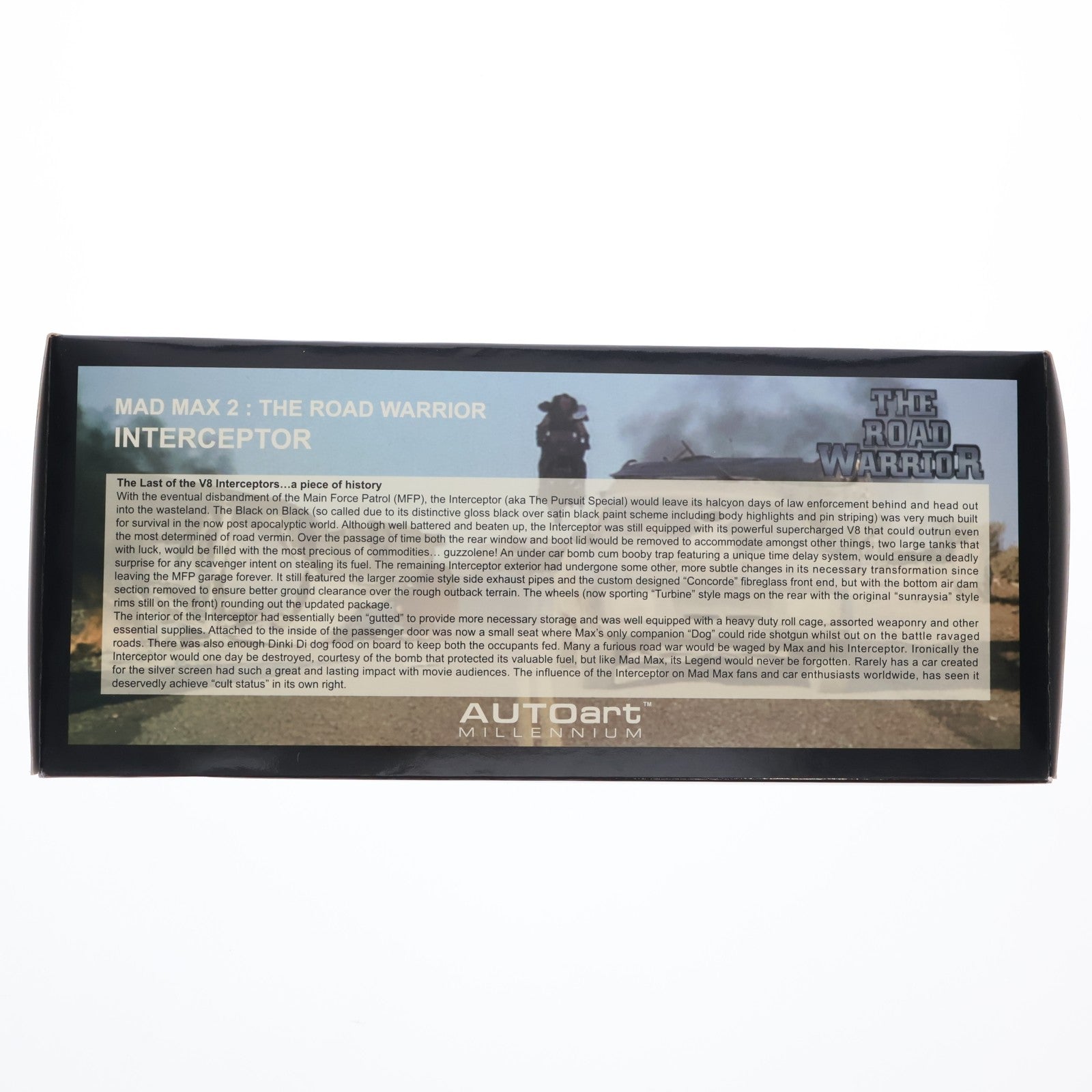 【中古即納】[MDL] MILLENNIUM 1/18 INTERCEPTOR(インターセプター) Mad Max2 THE ROAD WARRIOR(マッドマックス2 ザ・ロードウォリアー)完成品 ミニカー(72745) AUTOart(オートアート)(20080131)