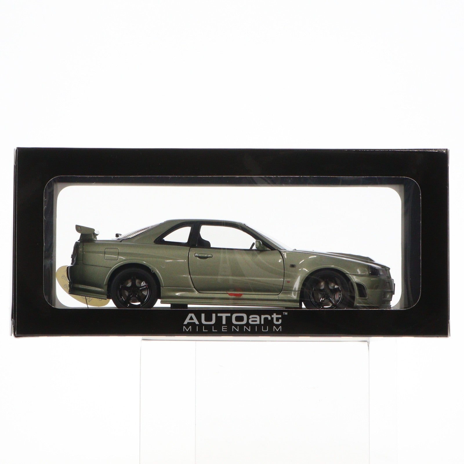 【中古即納】[MDL] 1/18 ニスモ R34 GT-R Z-tune (ミレニアムジェイド) 完成品 ミニカー(77353) AutoArt(オートアート)(20140927)