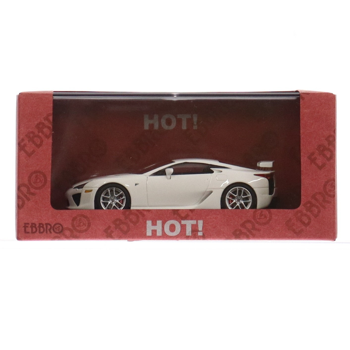 【中古即納】[MDL] 1/43 レクサス LFA レジンモデル ホワイト 完成品 ミニカー(44514) EBBRO(エブロ)(20110820)