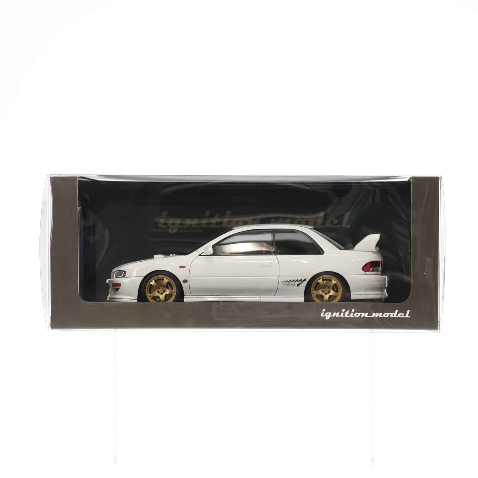 【中古即納】[MDL] 1/18 SUBARU Impreza(インプレッサ) WRX Type R STi Version V(GC8) White(ホワイト) 完成品 ミニカー(IG3553) ignition model(イグニッションモデル)(20250523)