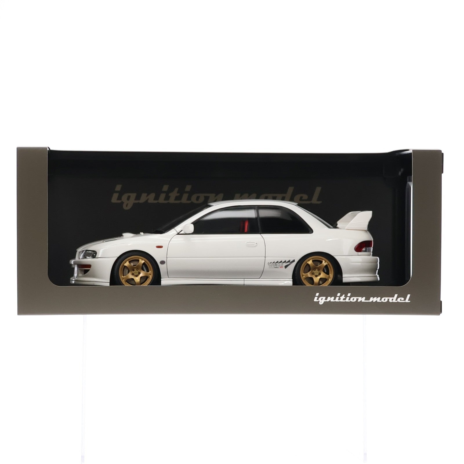 【中古即納】[MDL] 1/18 SUBARU Impreza(インプレッサ) WRX Type R STi Version V(GC8) White(ホワイト) 完成品 ミニカー(IG3553) ignition model(イグニッションモデル)(20250523)