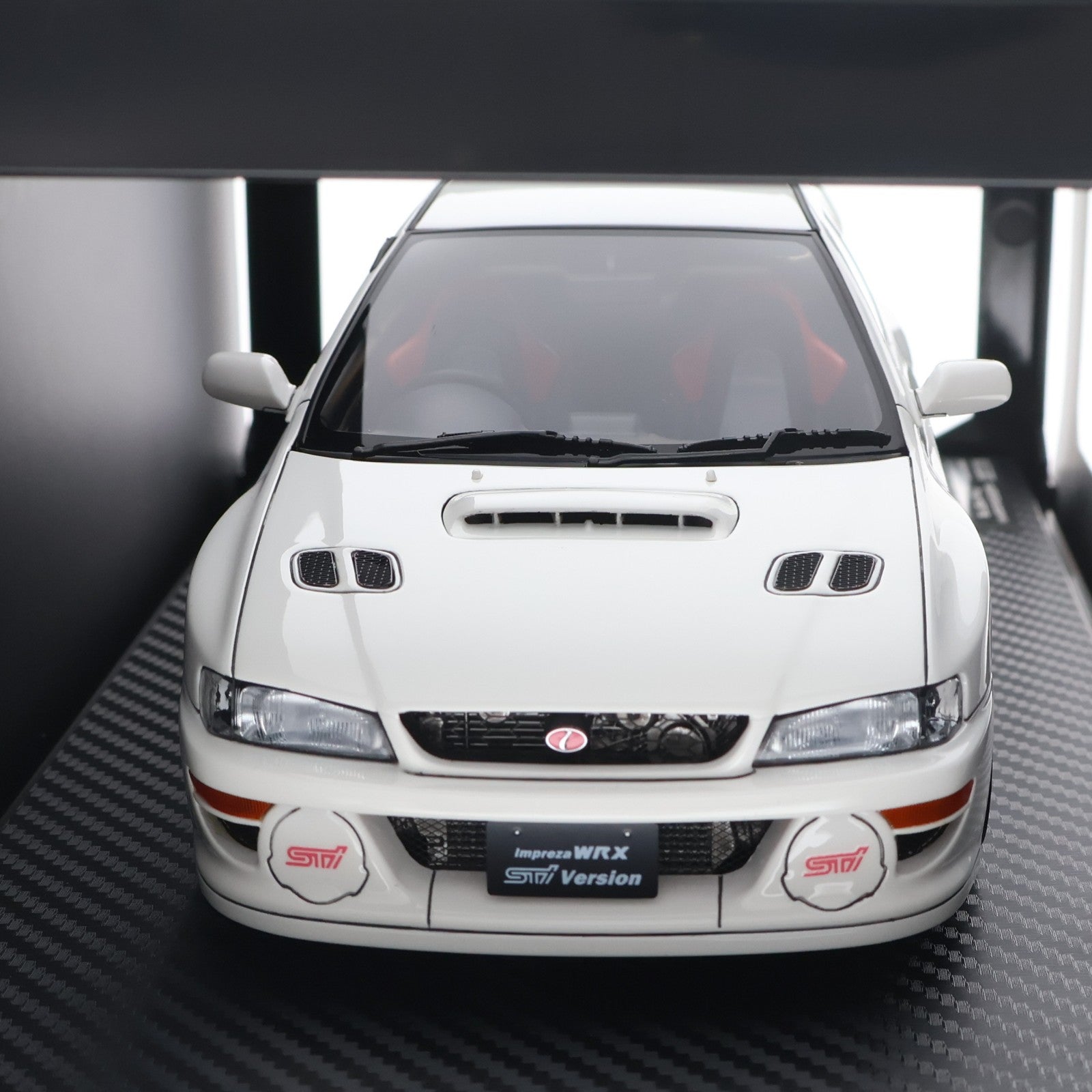 【中古即納】[MDL] 1/18 SUBARU Impreza(インプレッサ) WRX Type R STi Version V(GC8) White(ホワイト) 完成品 ミニカー(IG3553) ignition model(イグニッションモデル)(20250523)