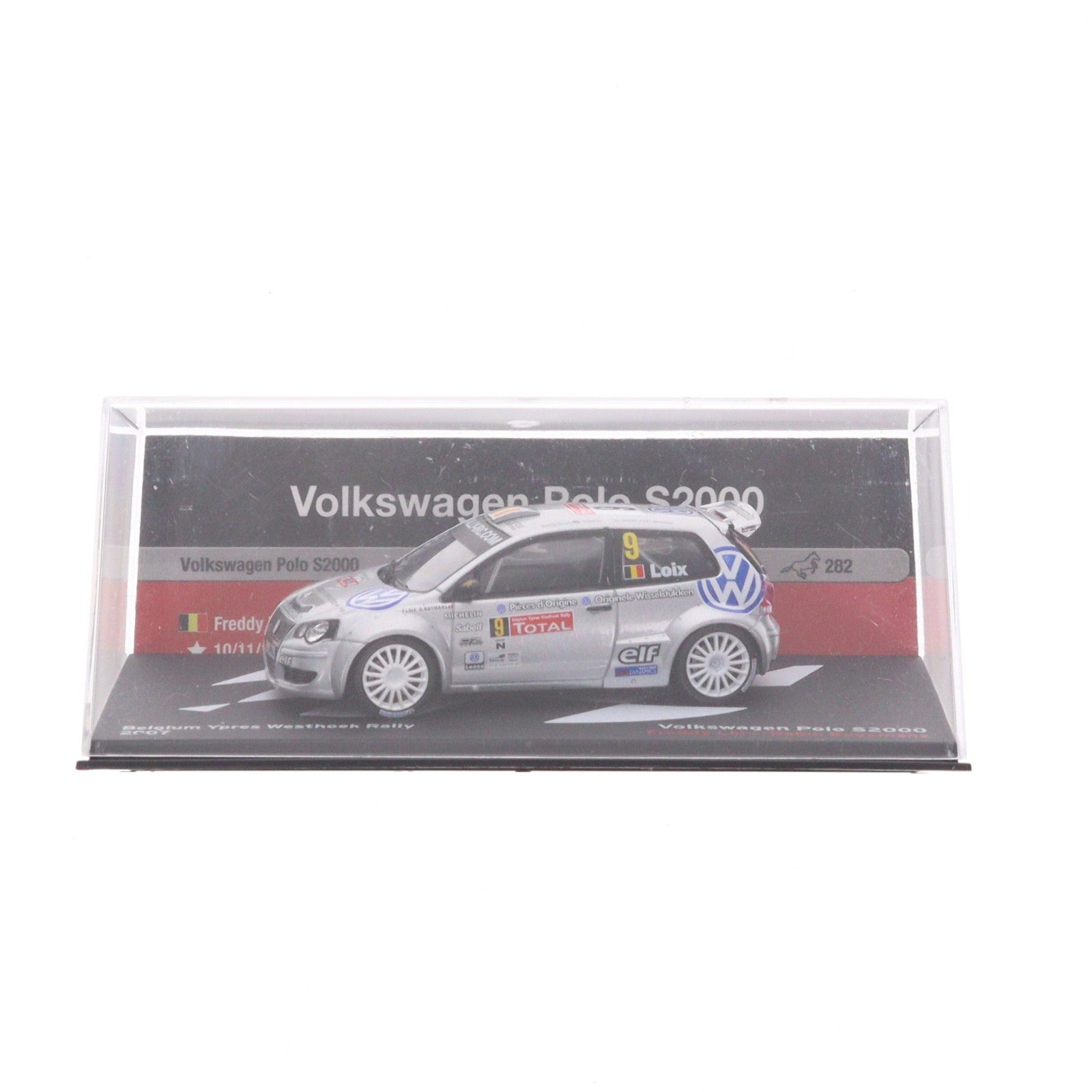 【中古即納】[MDL] (ミニカー単品) 1/43 フォルクスワーゲン・ポロS2000(2007) 隔週刊ラリーカーコレクション 第83号付録 完成品 ミニカー デアゴスティーニ(20161025)