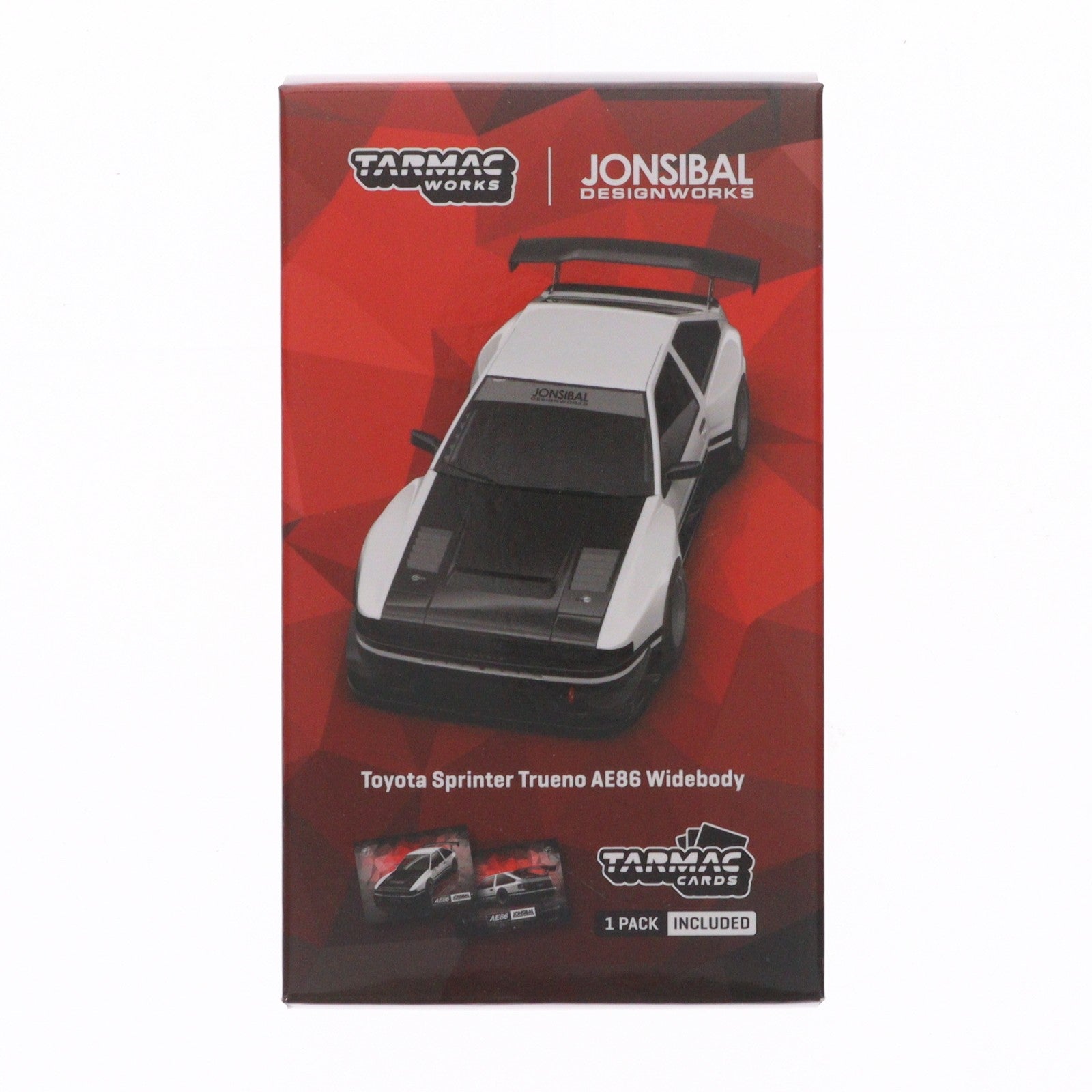 【中古即納】[MDL] 1/64 Toyota Sprinter Trueno(トヨタ スプリンタートレノ) AE86 Widebody by Jon Sibal(ホワイト×ブラック) 完成品 ミニカー(T64G-060-WB) Tarmac Works(ターマックワークス)(20250207)