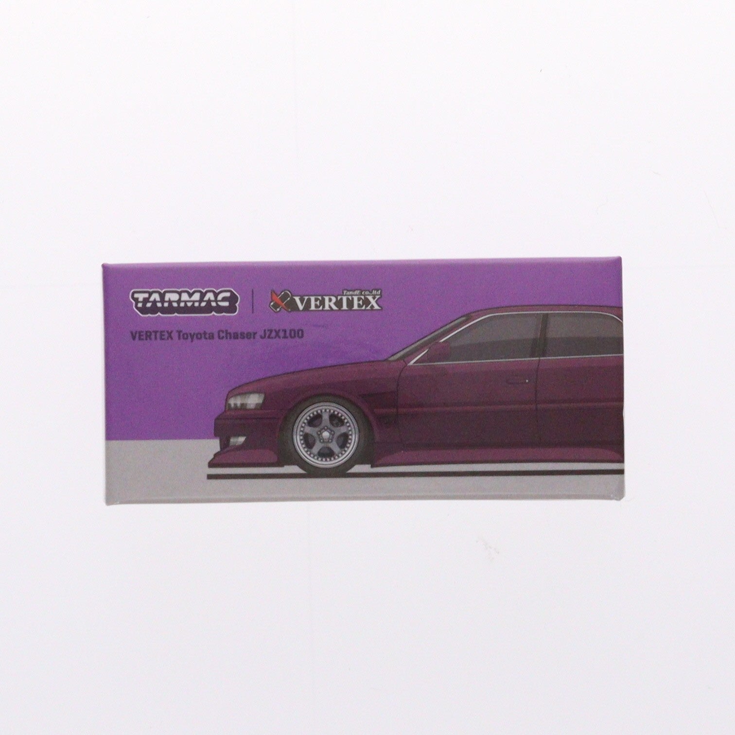 【中古即納】[MDL] 1/64 VERTEX Toyota Chaser(チェイサー) JZX100(パープルメタリック) 完成品 ミニカー(T64G-007-PU) Tarmac Works(ターマックワークス)(20240420)