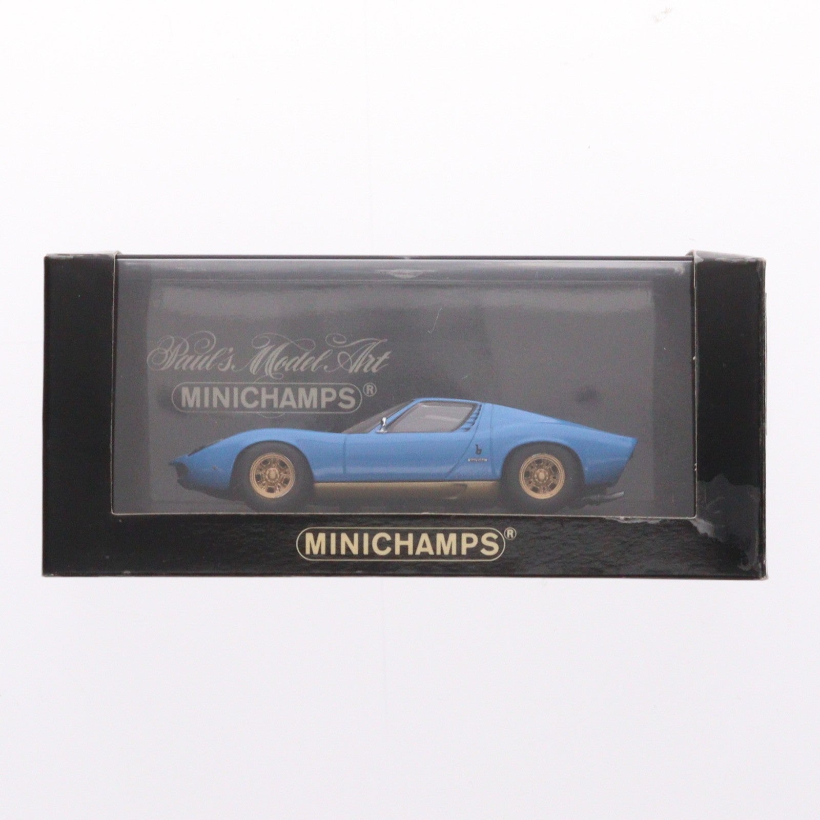 【中古即納】[MDL] 1/43 Lamborghini Miura 1966(スカイブルー) 完成品 ミニカー(430103007) MINICHAMPS(ミニチャンプス)(20041031)