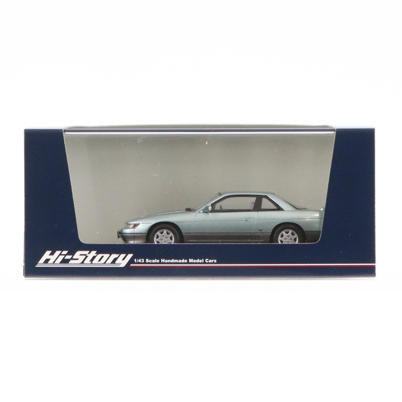 【中古即納】[MDL] ハイ・ストーリーシリーズ 1/43 NISSAN SILVIA Q's 『DIA PACKAGE』 1991(ライムグリーンツートン) 完成品 ミニカー(HS450GR) ハイストーリー(20240215)