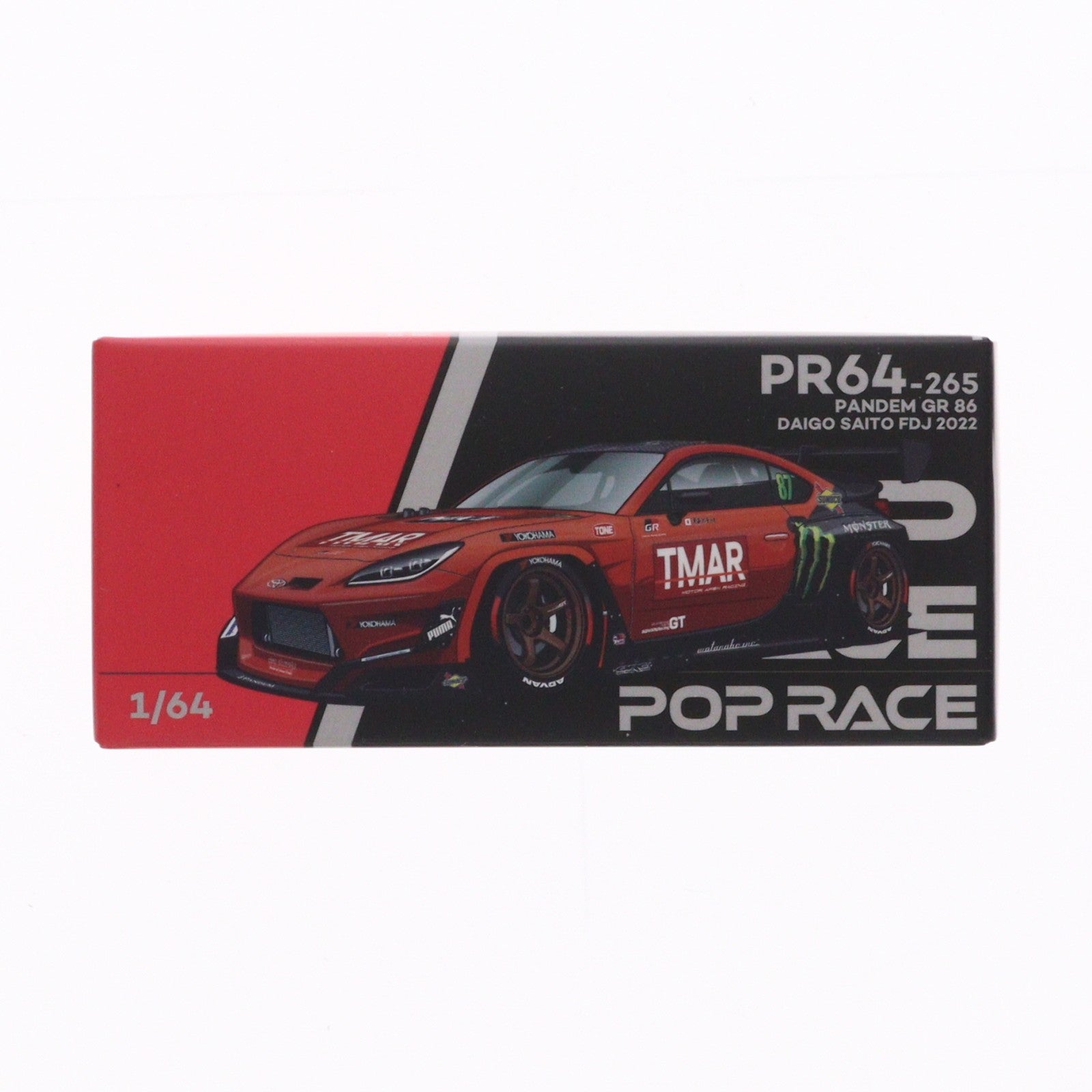 【中古即納】[MDL] 1/64 PANDEM GR86 DAIGO SAITO FORMULA DRIFT JAPAN 2022 完成品 ミニカー(PR640265) POP RACE(ポップレース)(20251213)