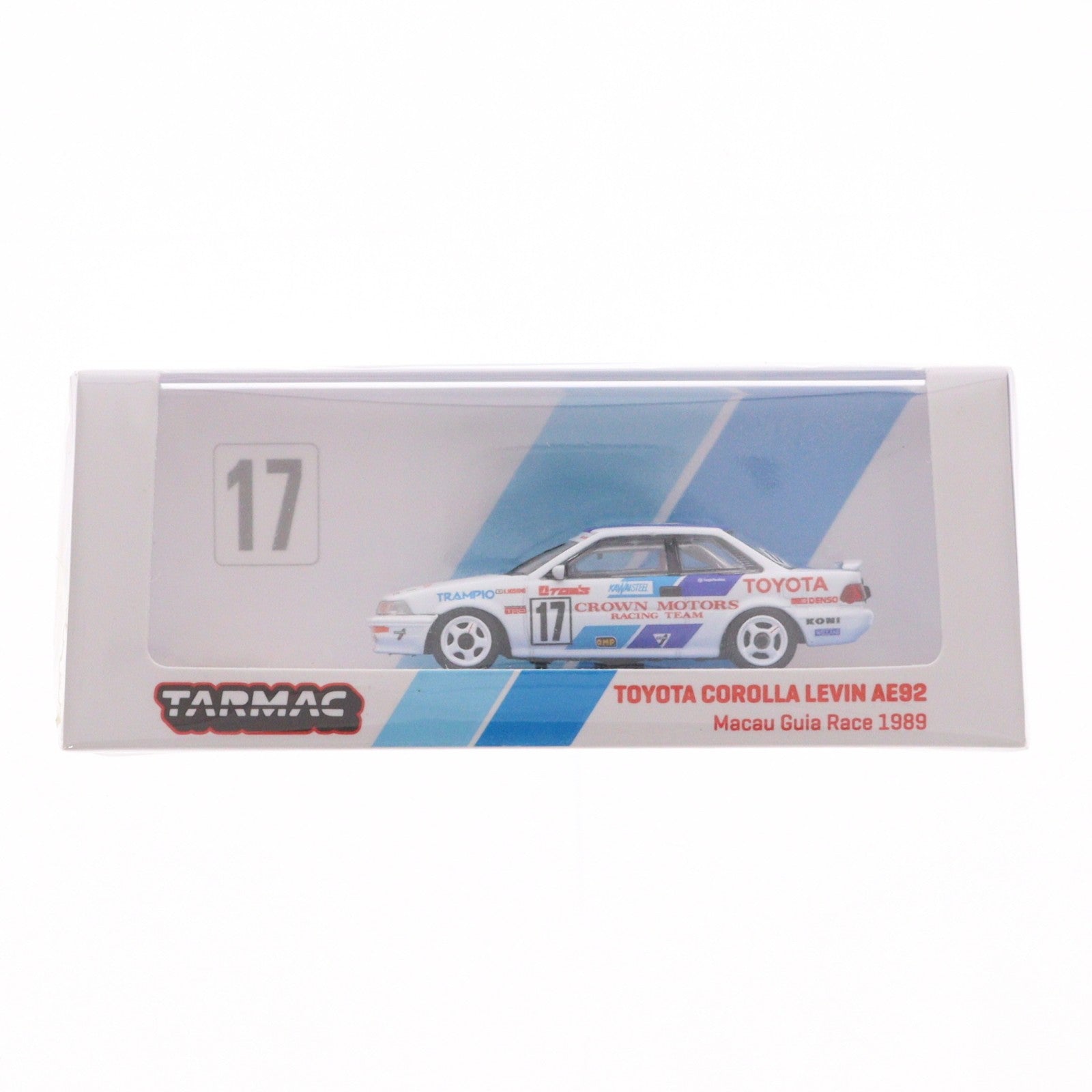 【中古即納】[MDL] 1/64 Toyota Corolla Levin(カローラレビン) AE92 Macau Guia Race 1989 完成品 ミニカー(T64-036-89MGP17) Tarmac Works(ターマックワークス)(20210221)