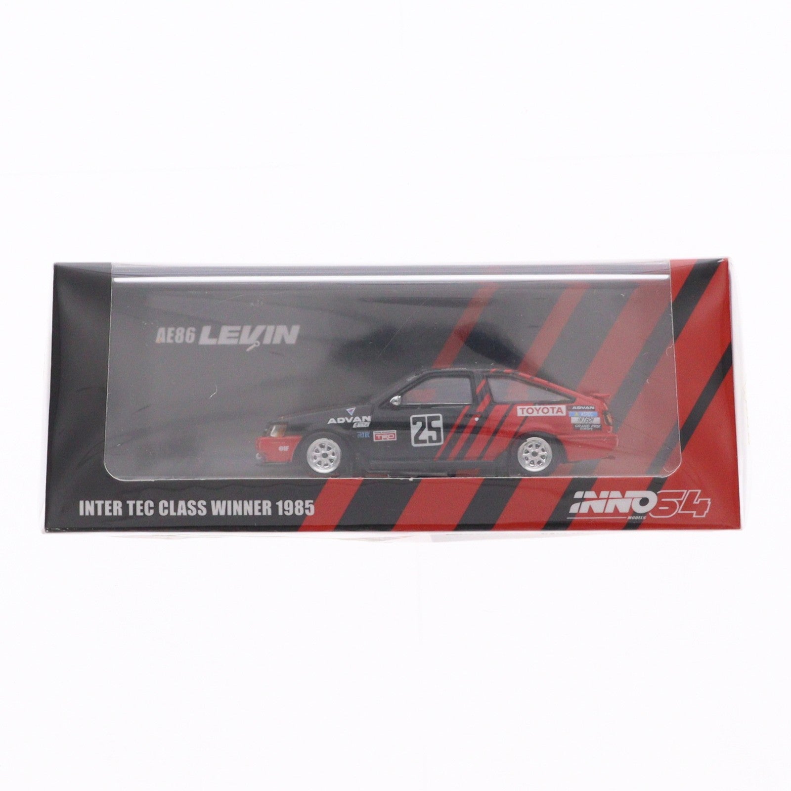 【中古即納】[MDL] 1/64 トヨタ カローラレビン AE86 『ADVAN』 JTC 1985 #25 完成品 ミニカー(IN64-AE86-AD) INNO MODELS(イノモデル)(20190614)