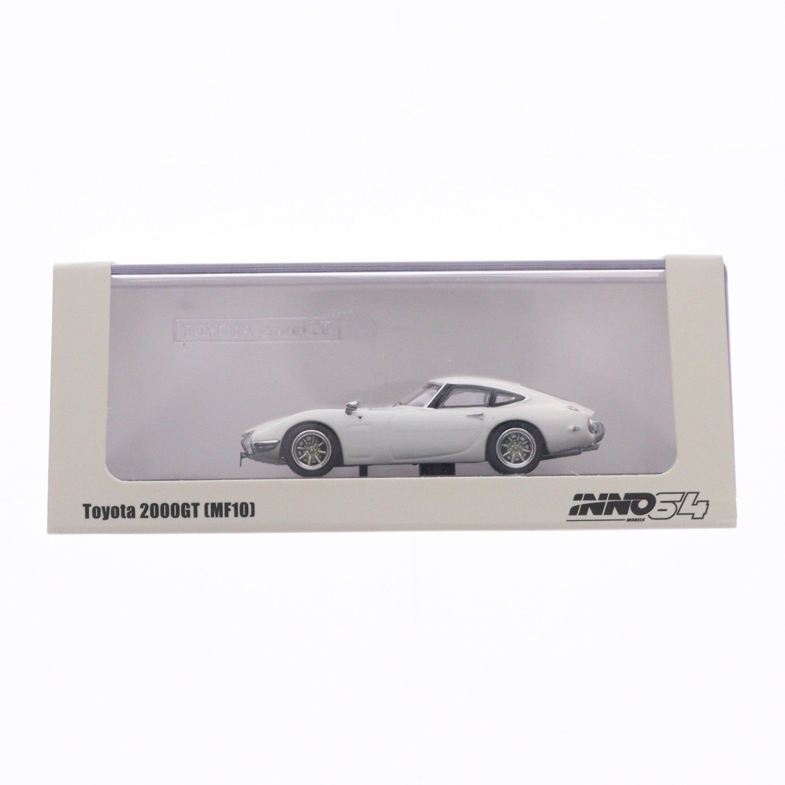 【中古即納】[MDL] 1/64 Toyota(トヨタ) 2000GT ペガサスホワイト 完成品 ミニカー(IN64-2000GT-WHI) INNO MODELS(イノモデル)(20231029)