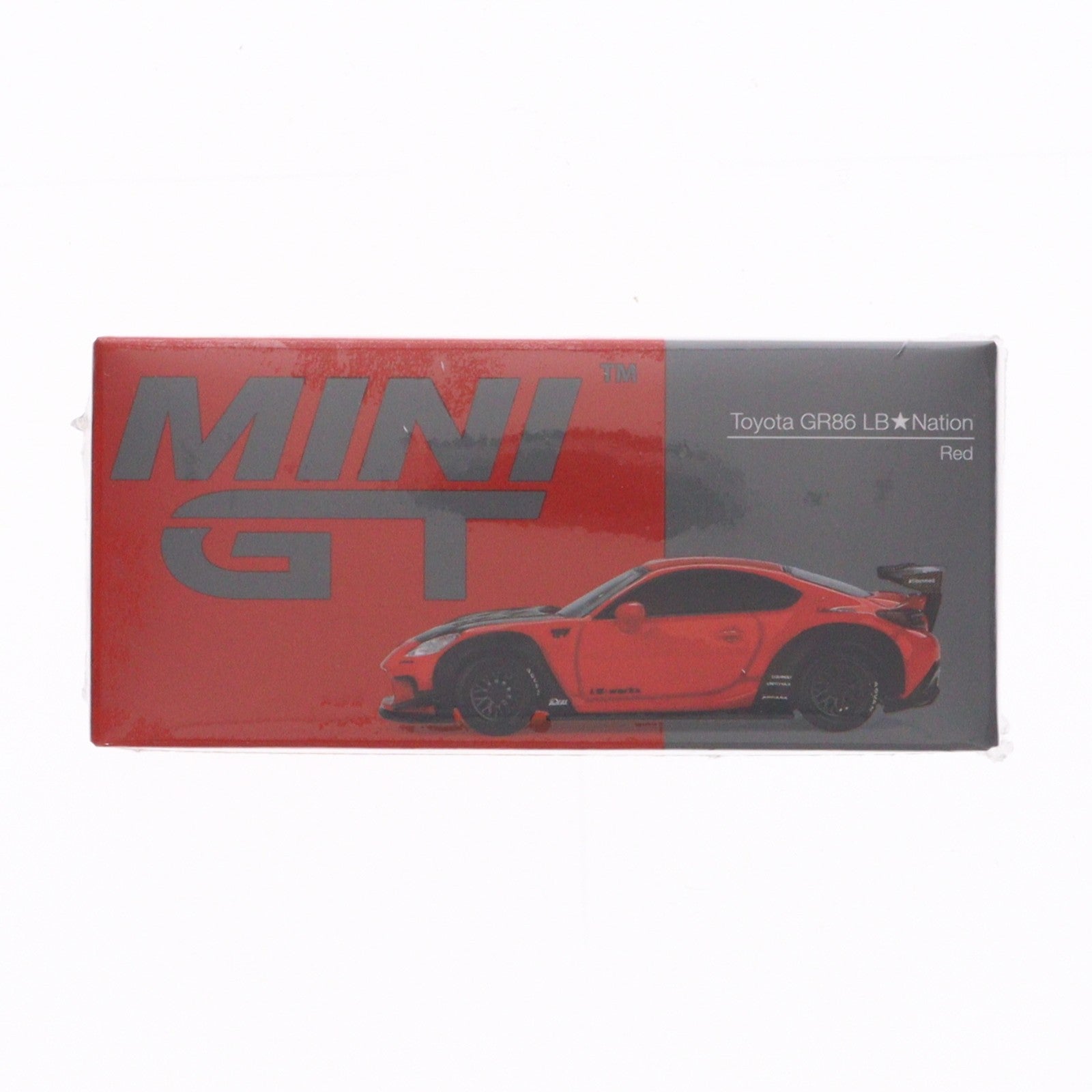 【中古即納】[MDL] ミニGTシリーズ 1/64 Toyota GR86 LB★Nation 左ハンドル(レッド) 完成品 ミニカー(MGT00885-L) TSM(トゥルースケールミニチュアズ)(20250530)