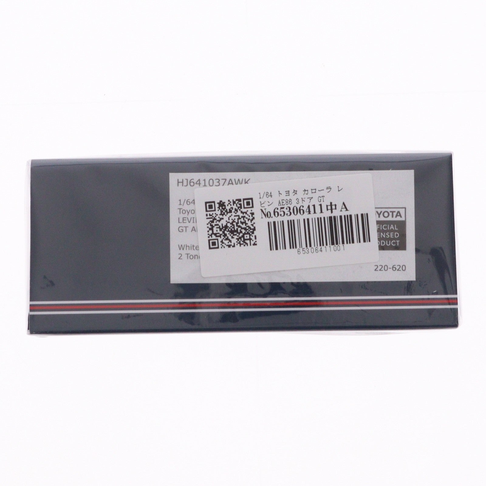 【中古即納】[MDL] 1/64 トヨタ カローラ レビン AE86 3ドア GT APEX 白/黒ツートン 完成品 ミニカー(HJ641037AWK) ホビージャパン(20220729)