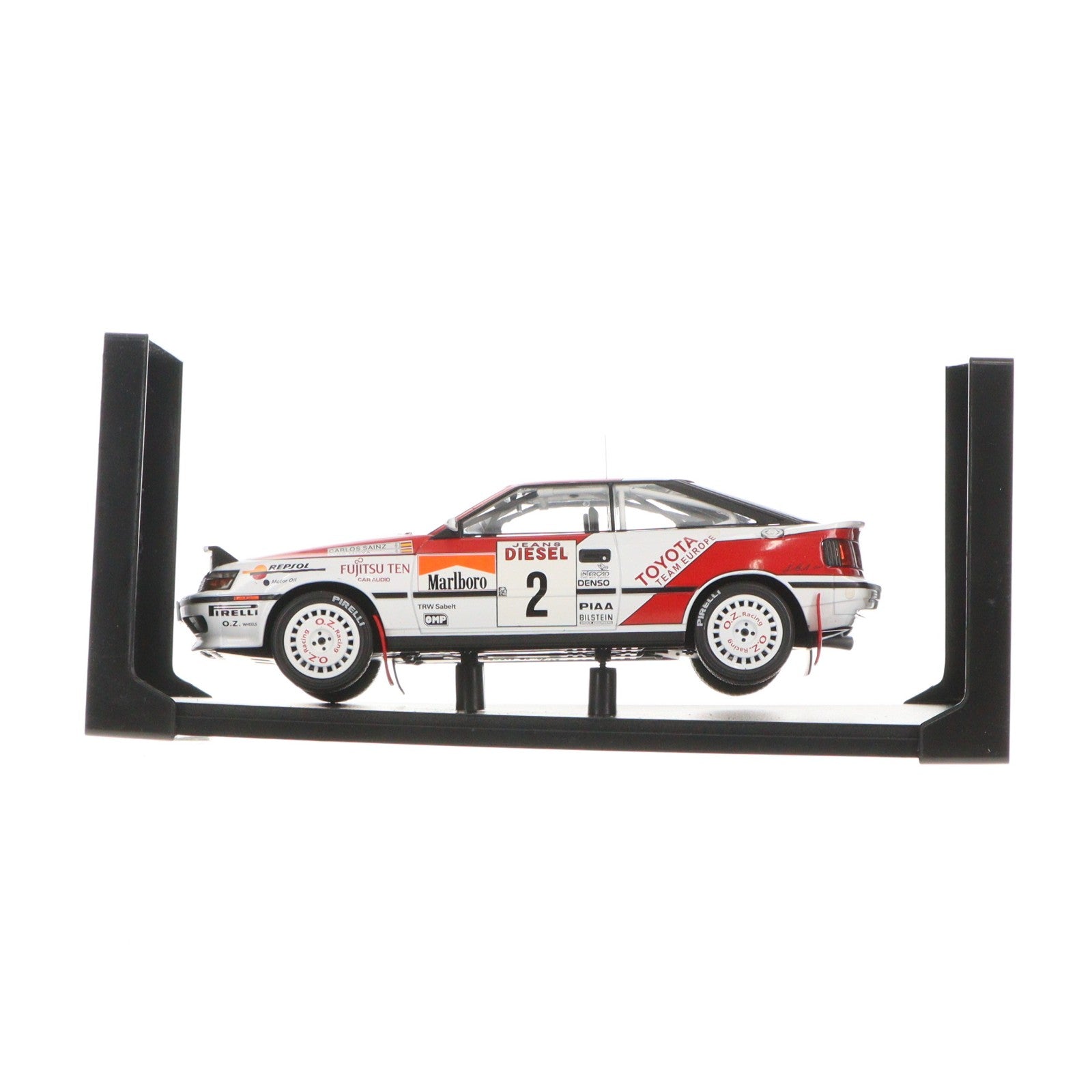 【中古即納】[MDL] 1/18 トヨタ セリカ GT-FOUR ST165 1990年ラリー・サンレモ 3位 #2 C.Sainz / L.Moya 完成品 ミニカー(18RMC069A) IXO Models(イクソモデルス)(20211030)