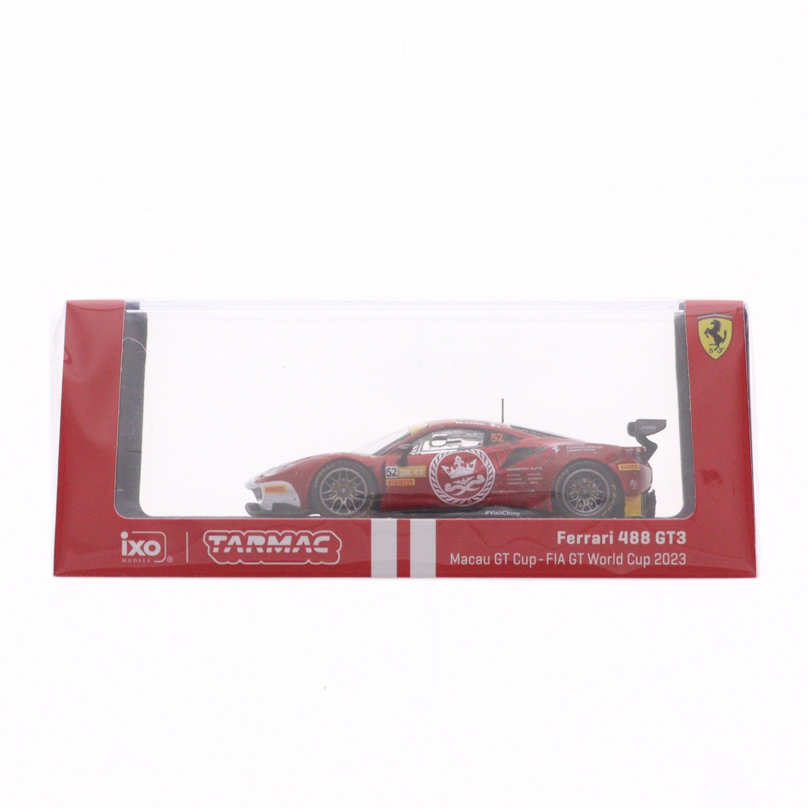 【中古即納】[MDL] 1/64 Ferrari(フェラーリ) 488 GT3 Macau GT Cup - FIA GT World Cup 2023 Harmony Racing Chen Weian 完成品 ミニカー(T64-072-23MGP52) Tarmac Works(ターマックワークス)(20251226)