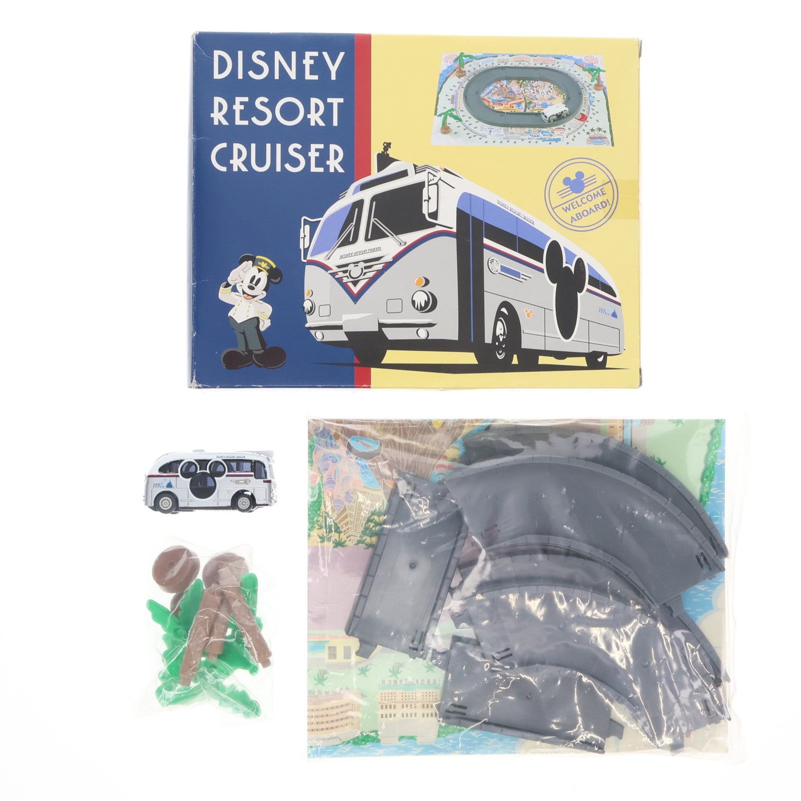 【中古即納】[MDL] 東京ディズニーリゾート限定 モータートミカ ディズニーリゾートクルーザー プレイセット(1台セット) 完成品 ミニカー トミー(20011231)