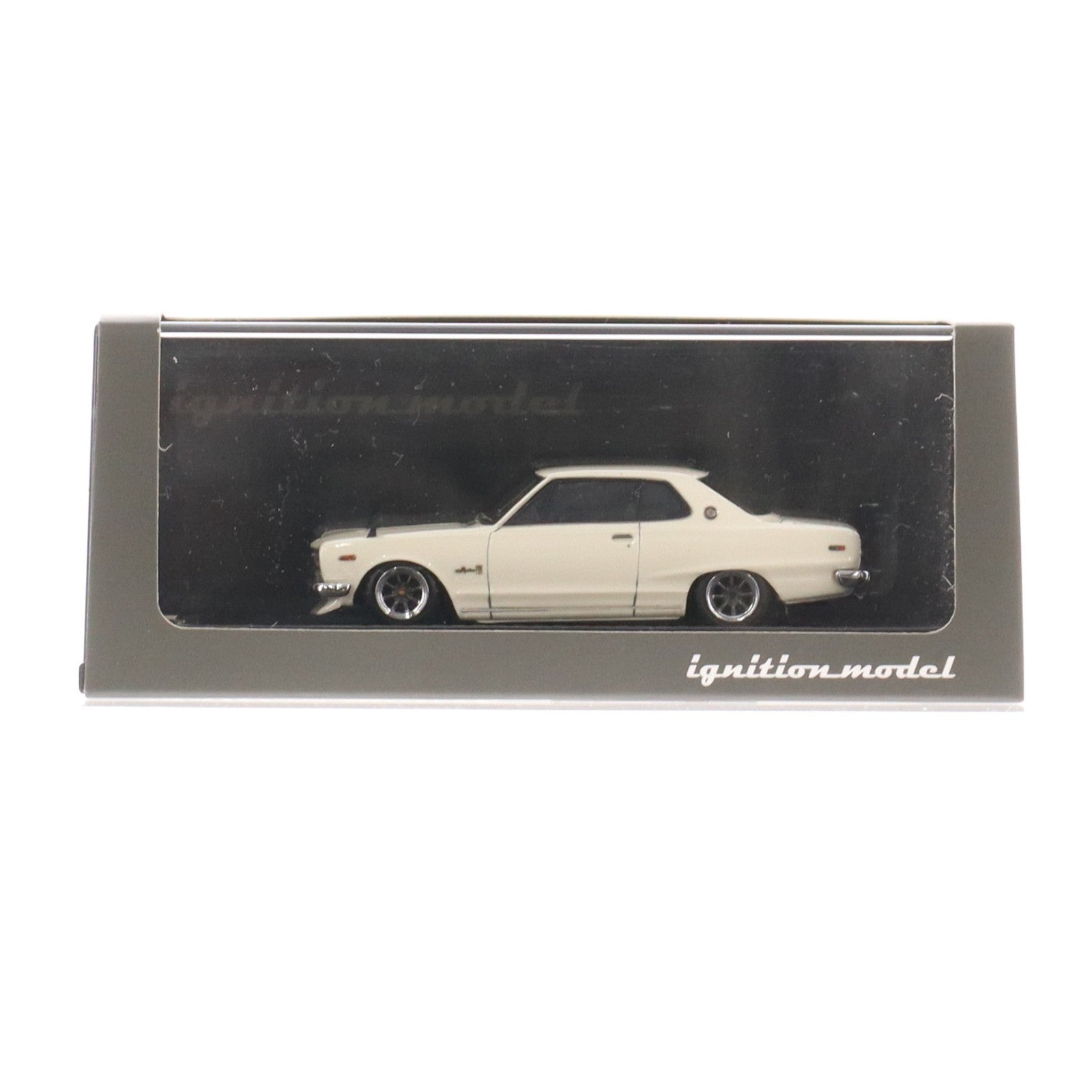 【中古即納】[MDL] 1/43 Nissan Skyline(スカイライン) 2000 GT-X KGC10(ホワイト) 完成品 ミニカー(IG0378) ignition model(イグニッションモデル)(20160826)
