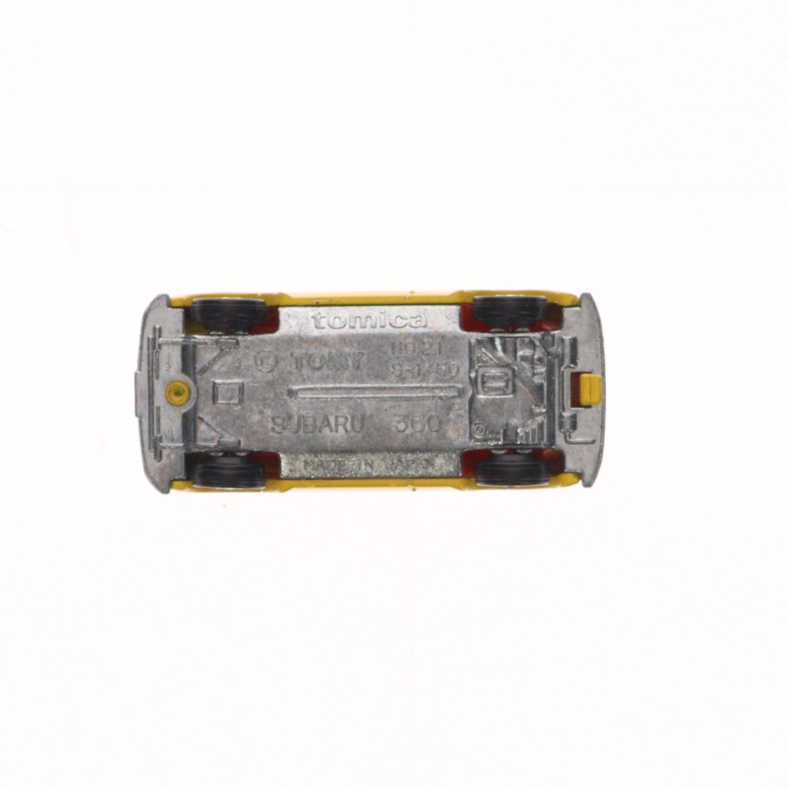 【中古即納】[MDL] トミカ No.21 1/50 富士重工 スバル 360(イエロー×レッド/黒箱/日本製) 完成品 ミニカー トミー(19991231)