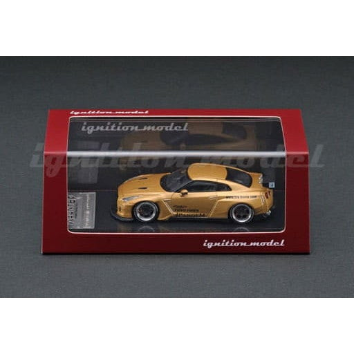 【中古即納】[MDL] 1/64 PANDEM R35 GT-R(ゴールド) 完成品 ミニカー(IG1744) ignition model(イグニッションモデル)(20190712)
