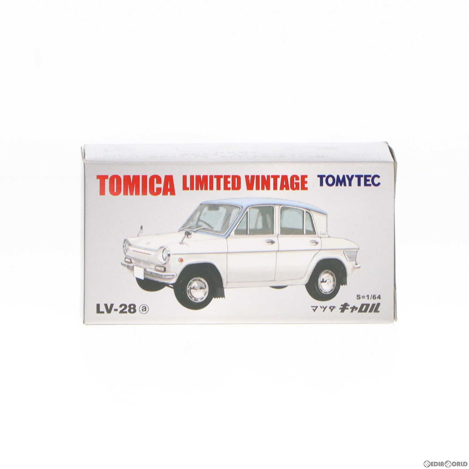 【中古即納】[MDL] トミカリミテッドヴィンテージ 1/64 TLV-28a マツダ キャロル(ホワイト×ブルー) 完成品 ミニカー(210511) TOMYTEC(トミーテック)(20060430)