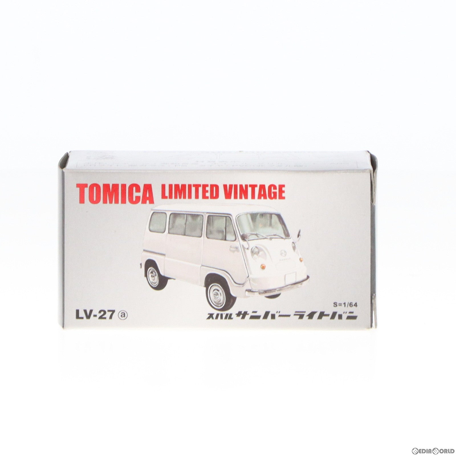 【中古即納】[MDL] トミカリミテッドヴィンテージ 1/64 TLV-27a スバル サンバー ライトバン(ホワイト) 完成品 ミニカー(210481) TOMYTEC(トミーテック)(20060330)