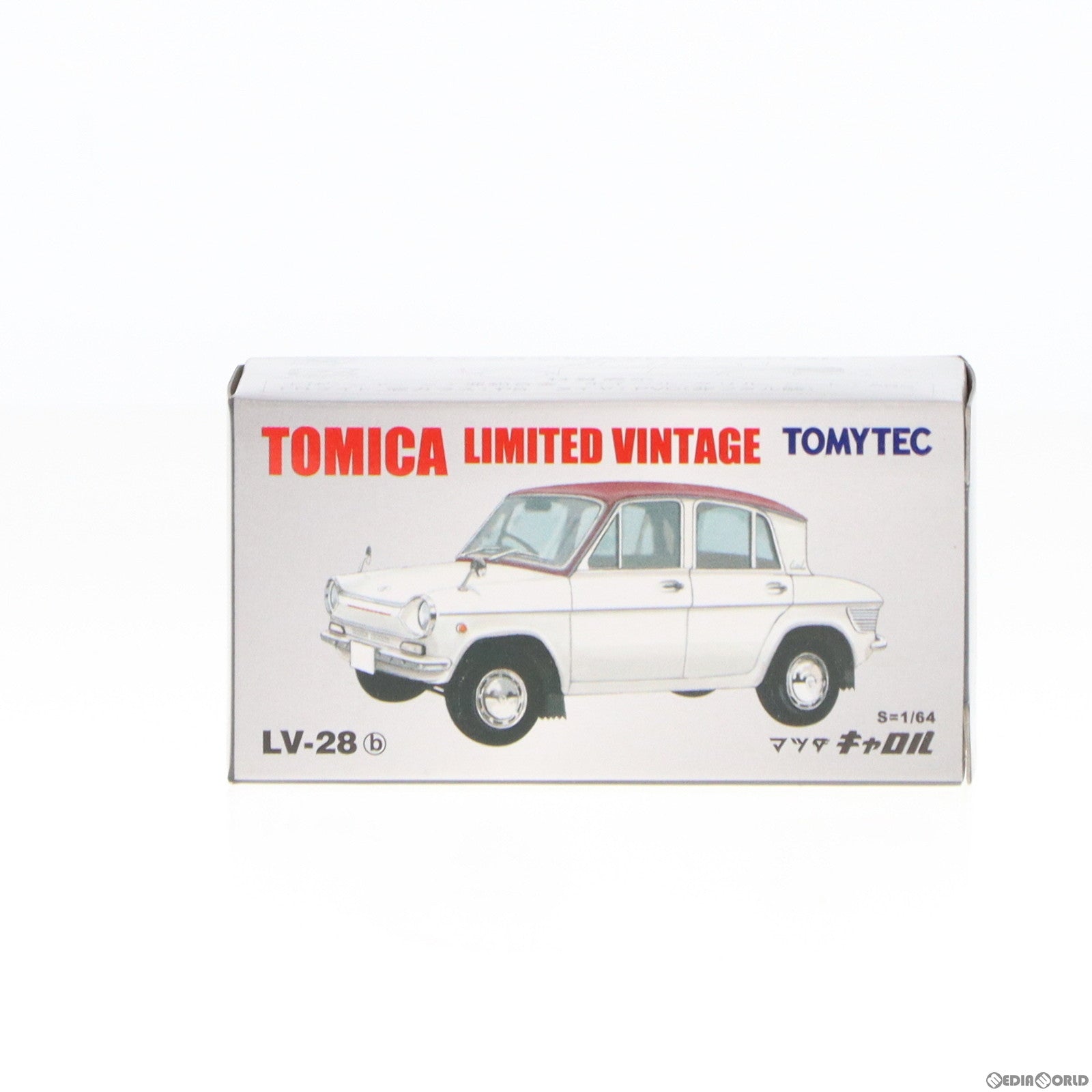 【中古即納】[MDL] トミカリミテッドヴィンテージ 1/64 TLV-28b マツダ キャロル(ホワイト×マルーン) 完成品 ミニカー(210528) TOMYTEC(トミーテック)(20060430)