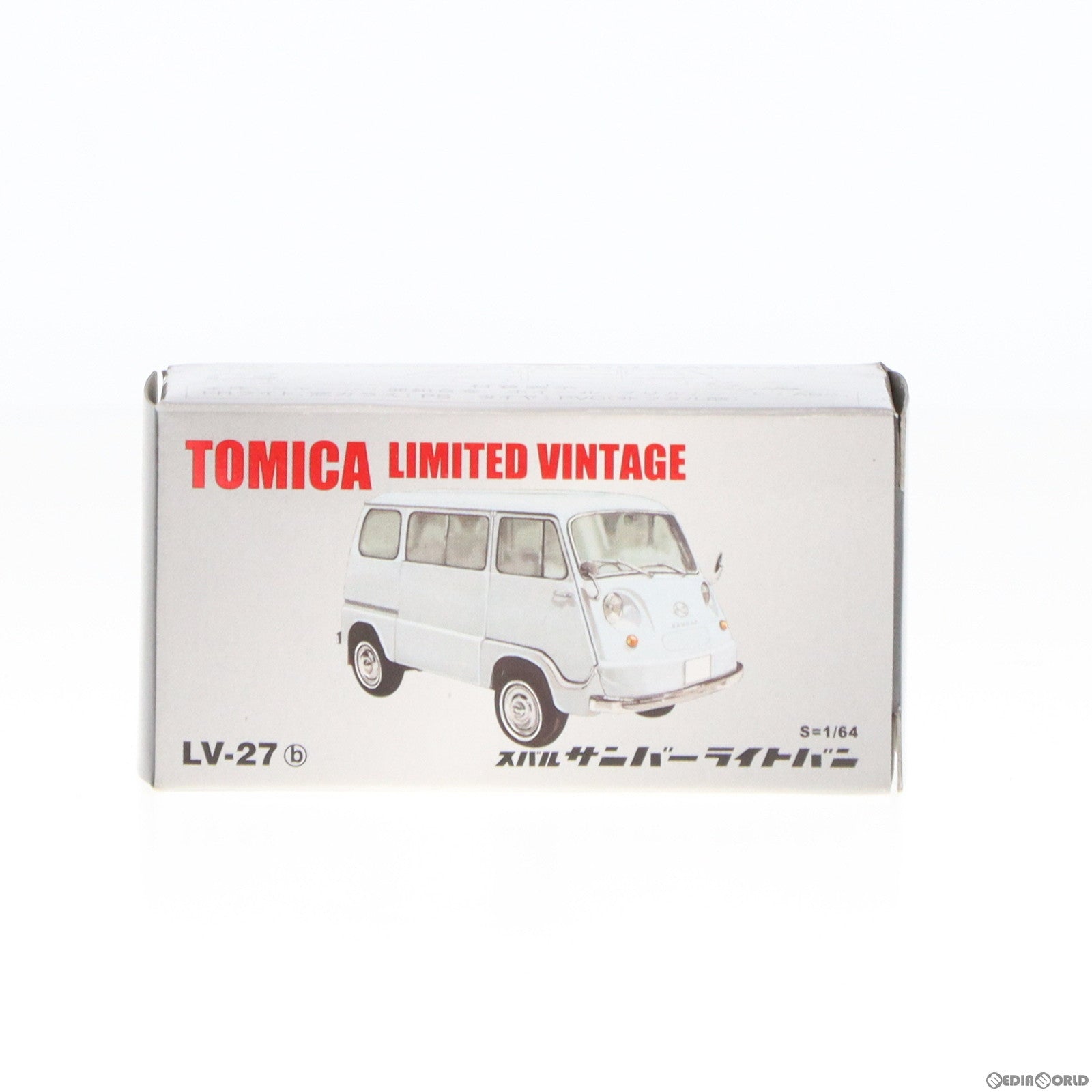 【中古即納】[MDL] トミカリミテッドヴィンテージ 1/64 TLV-27b スバル サンバー ライトバン(ライトブルー) 完成品 ミニカー(210498) TOMYTEC(トミーテック)(20060330)
