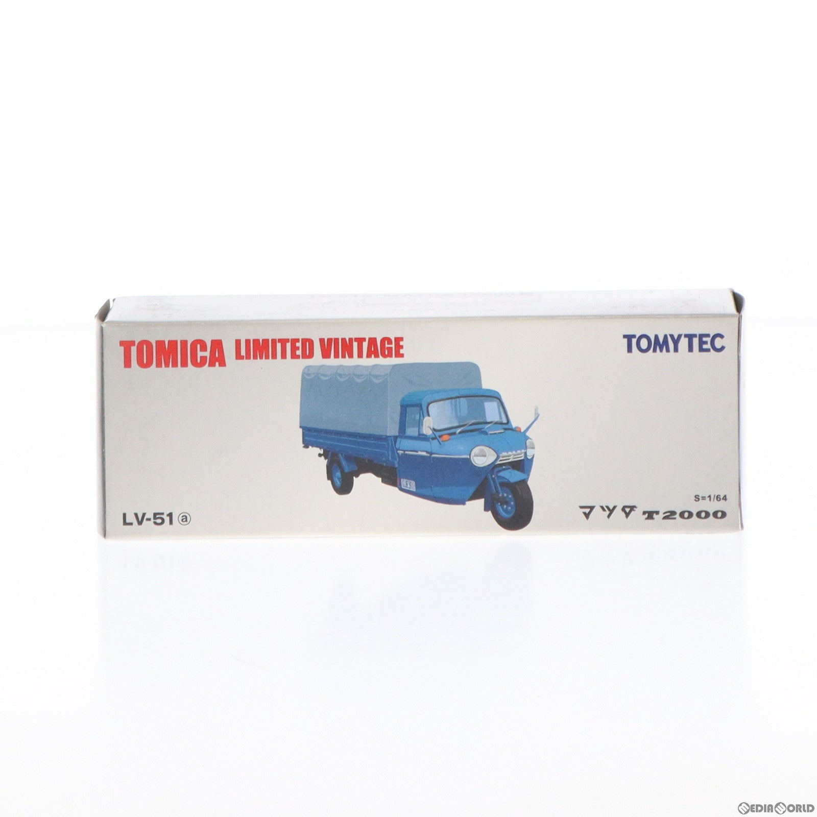 【中古即納】[MDL] トミカリミテッドヴィンテージ 1/64 TLV-51a マツダ T2000(ブルー) 完成品 ミニカー(213369) TOMYTEC(トミーテック)(20101231)
