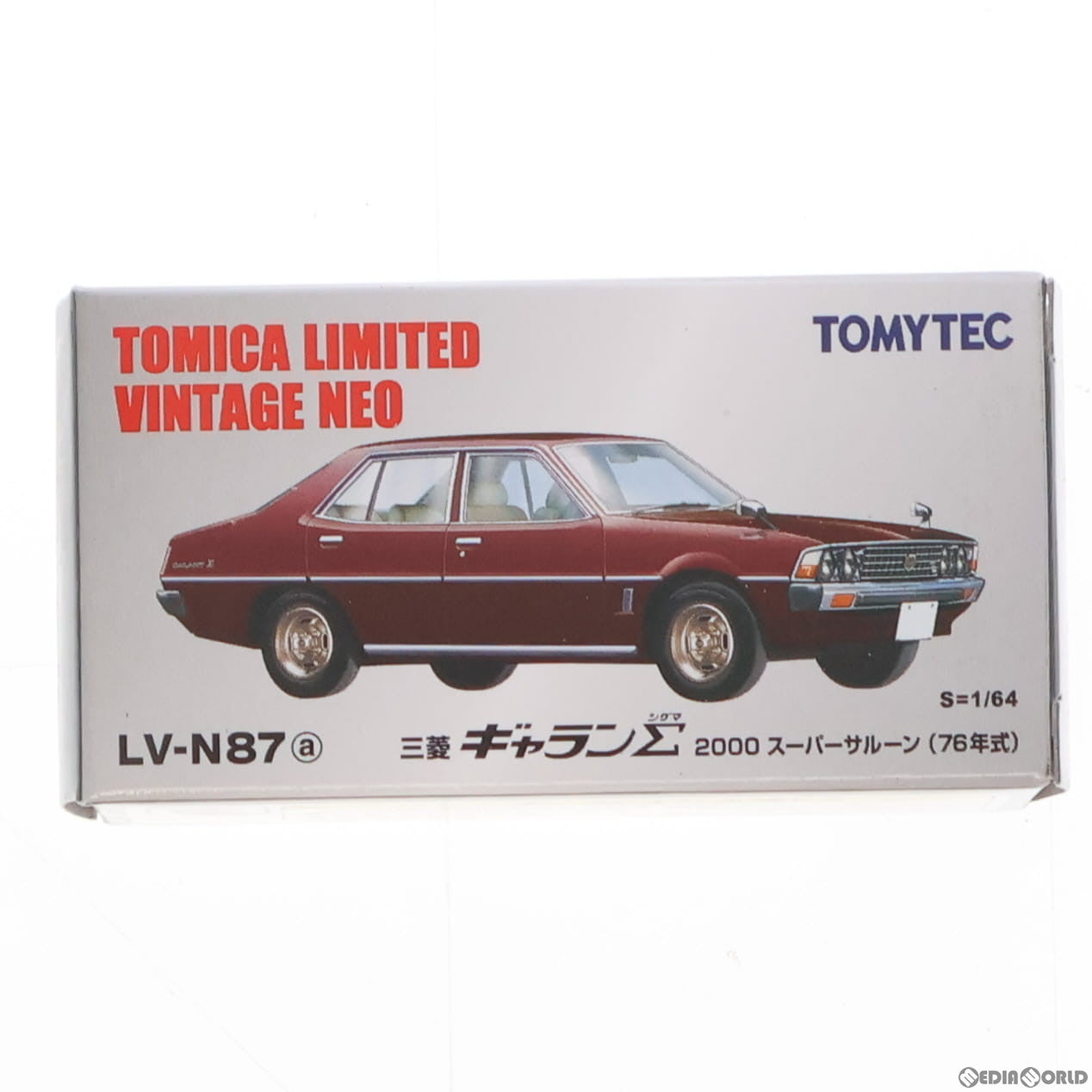 【中古即納】[MDL] トミカリミテッドヴィンテージ NEO 1/64 TLV-N87a 三菱ギャラン Σ 2000スーパーサルーン(マルーン) 完成品 ミニカー(272793) TOMYTEC(トミーテック)(20131005)