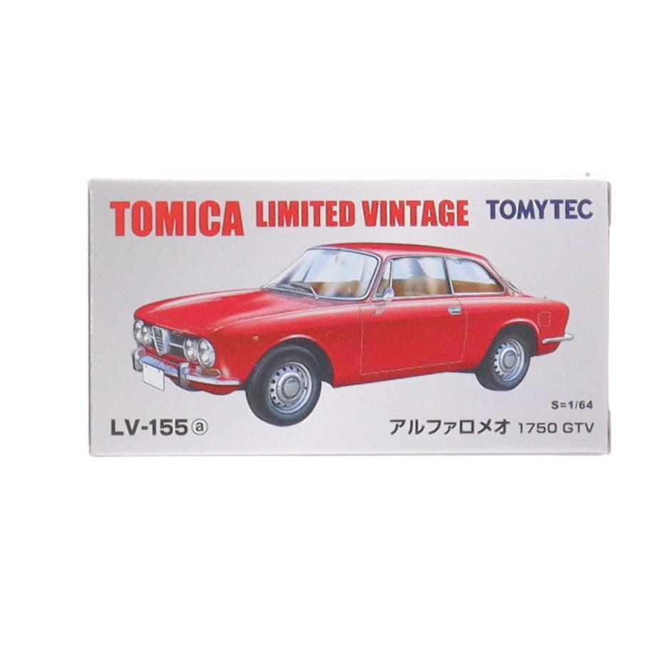 【中古即納】[MDL] トミカリミテッドヴィンテージ TLV-155a アルファロメオ 1750GTV(レッド) 1/64 完成品 ミニカー(277446) TOMYTEC(トミーテック)(20150116)