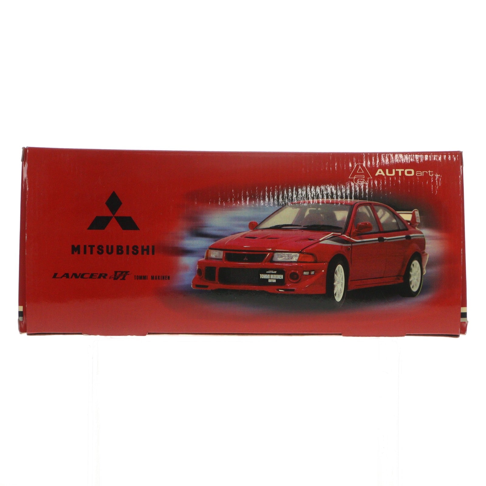 【中古即納】[MDL] 1/18 Mitsubishi Lancer EVO VI Tommi Makinen Edition STREET CAR(レッド) 完成品 ミニカー(77156) AUTOart(オートアート)(20101231)