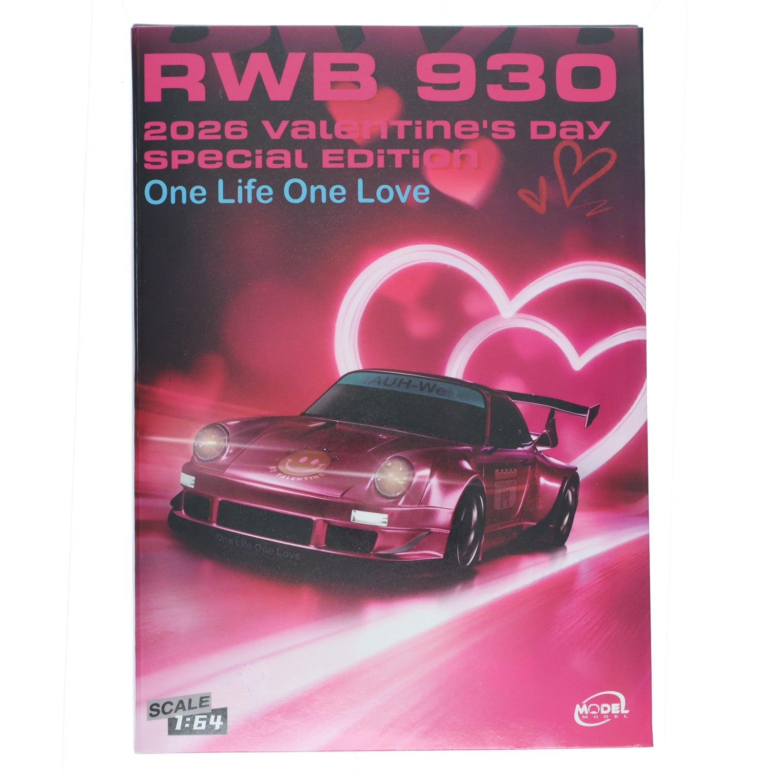 【中古即納】[MDL] 1/64 RWB 930 2026 Valentine's Day Version Special Edition 完成品 ミニカー(MM64-RWB930-Valentine2026) MODEL MODEL(モデルモデル)(20260214)