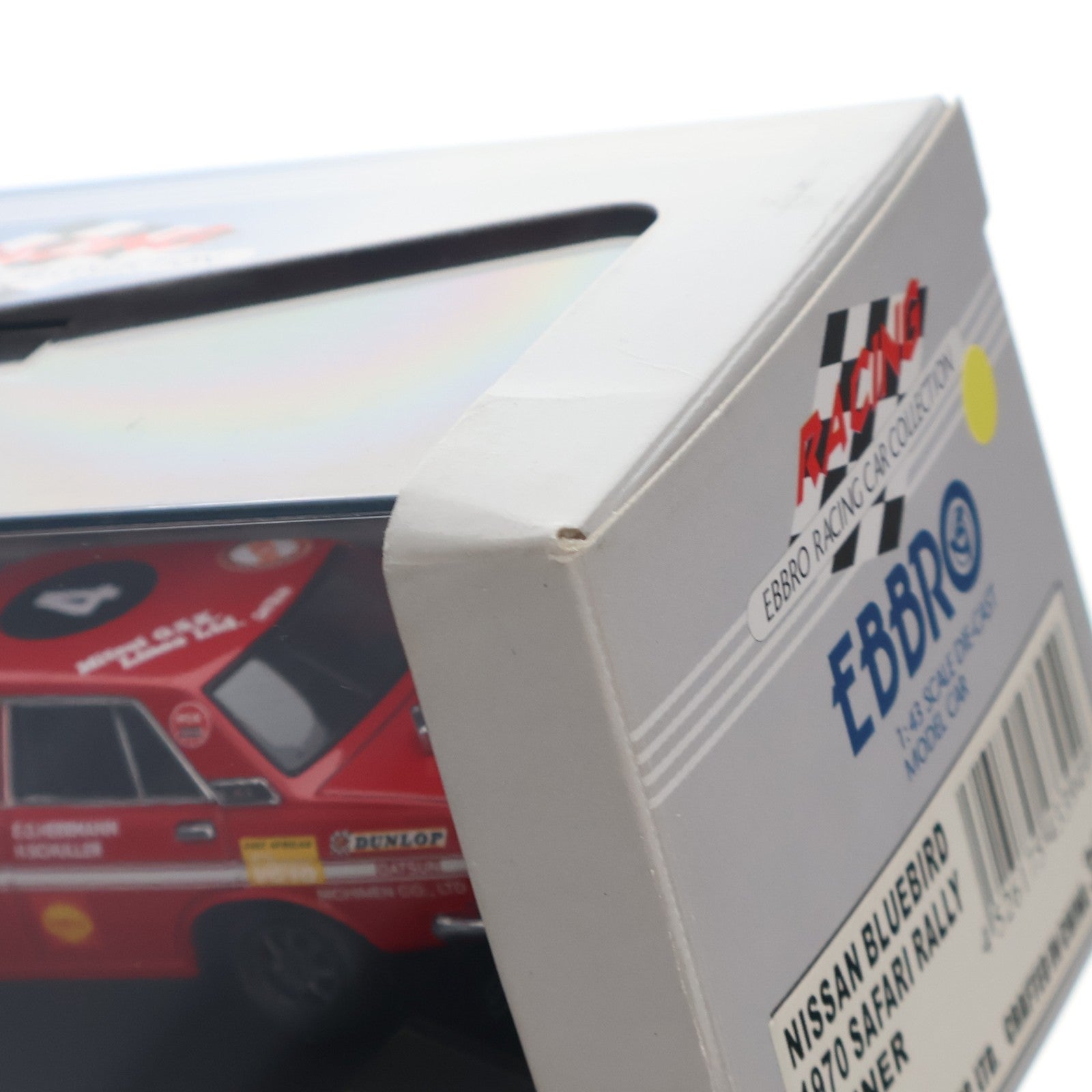 【中古即納】[MDL] RACING CAR COLLECTION 1/43 NISSAN BLUEBIRD(ブルーバード) 1970 Safari rally winner(レッド) 完成品 ミニカー(43394) EBBRO(エブロ)(20030920)