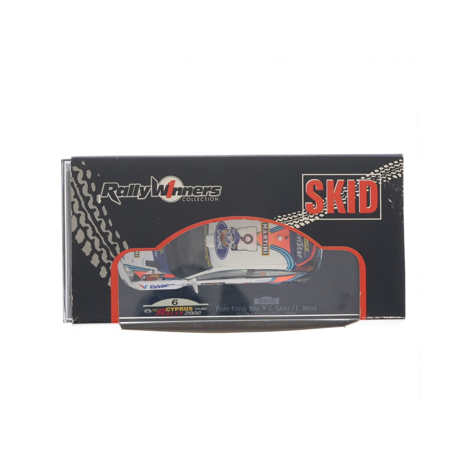 【中古即納】[MDL] Rally Winners COLLECTION 1/43 Ford Focus(フォード フォーカス) WRC Winner CYPRUS RALLY 2000 C. Sainz / L. Moya 完成品 ミニカー(SKW022) VITESSE(ビテス)(20220328)