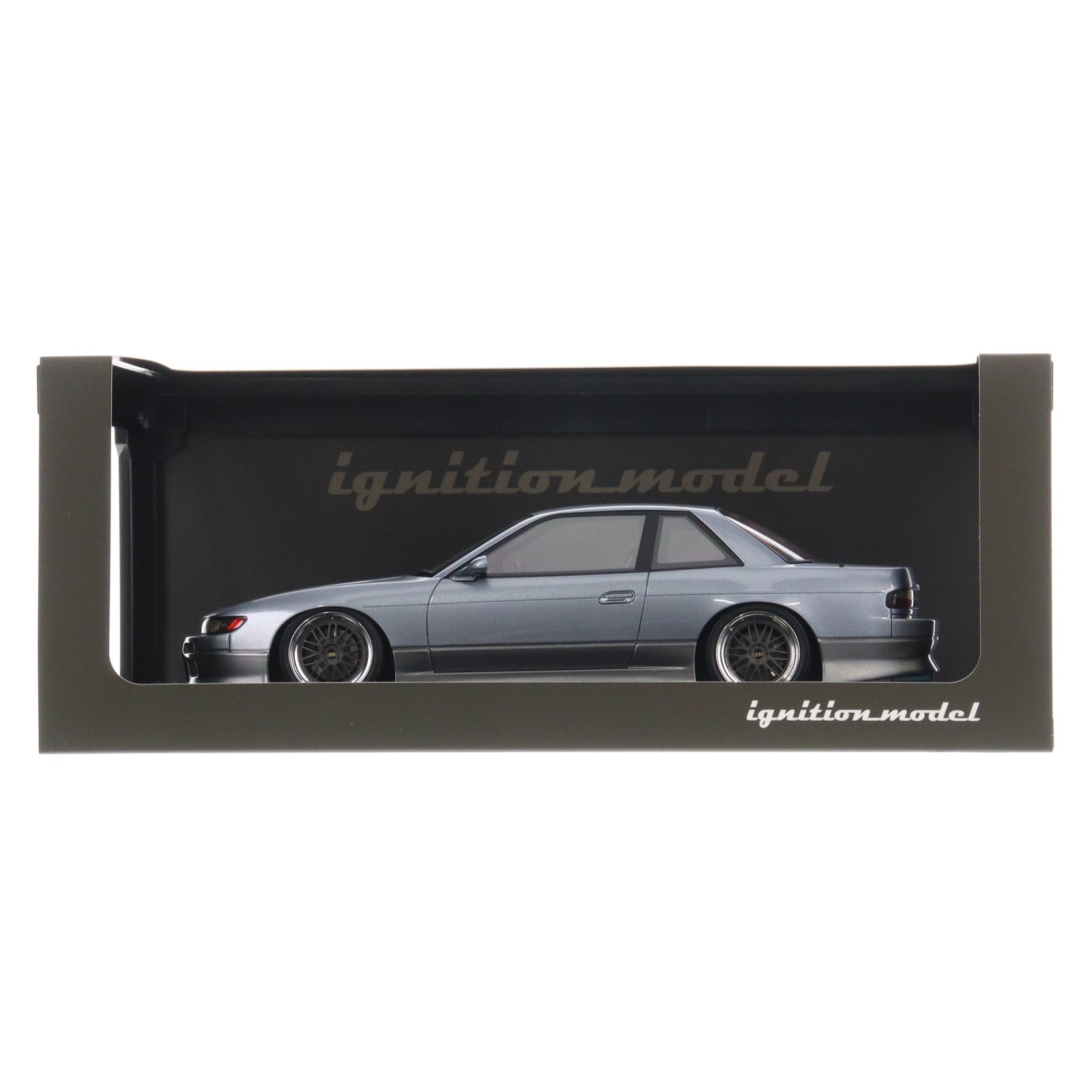 【中古即納】[MDL] 1/18 VERTEX S13 Silvia Blue Silver/Gray 完成品 ミニカー(IG3590) ignition model(イグニッションモデル)(20251021)
