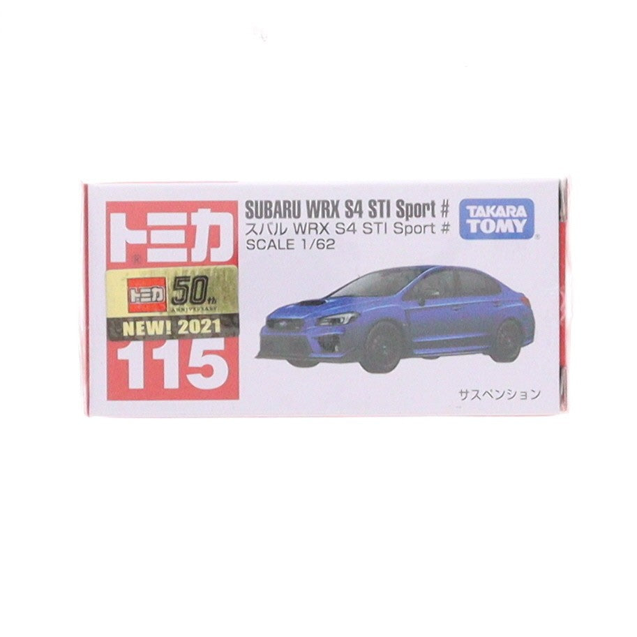 【中古即納】[MDL] トミカ No.115 1/62 スバル WRX S4 STI Sport 完成品 ミニカー タカラトミー(20210515)